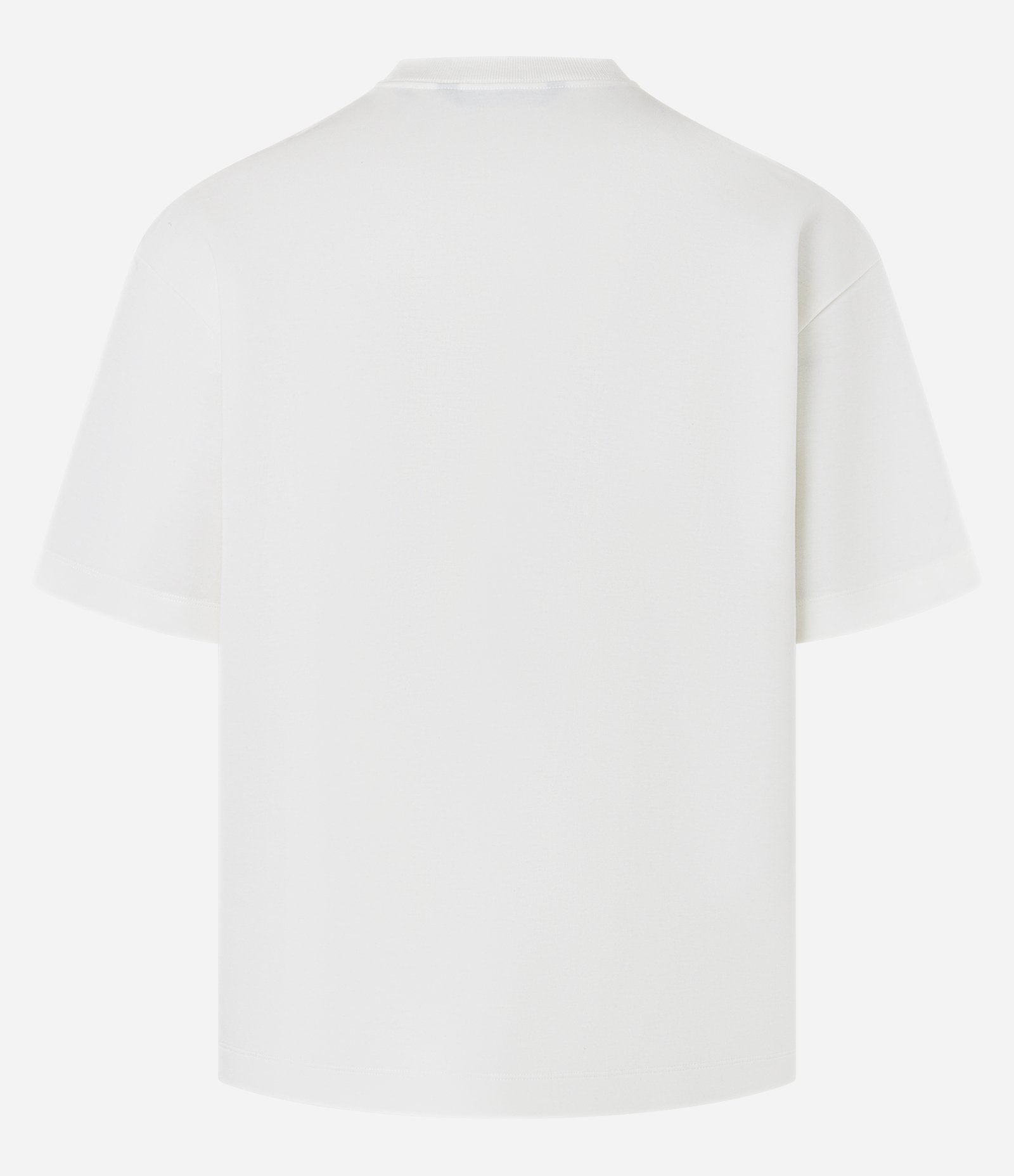 Camiseta Boxy Tech em Malha Pesada Off White 8