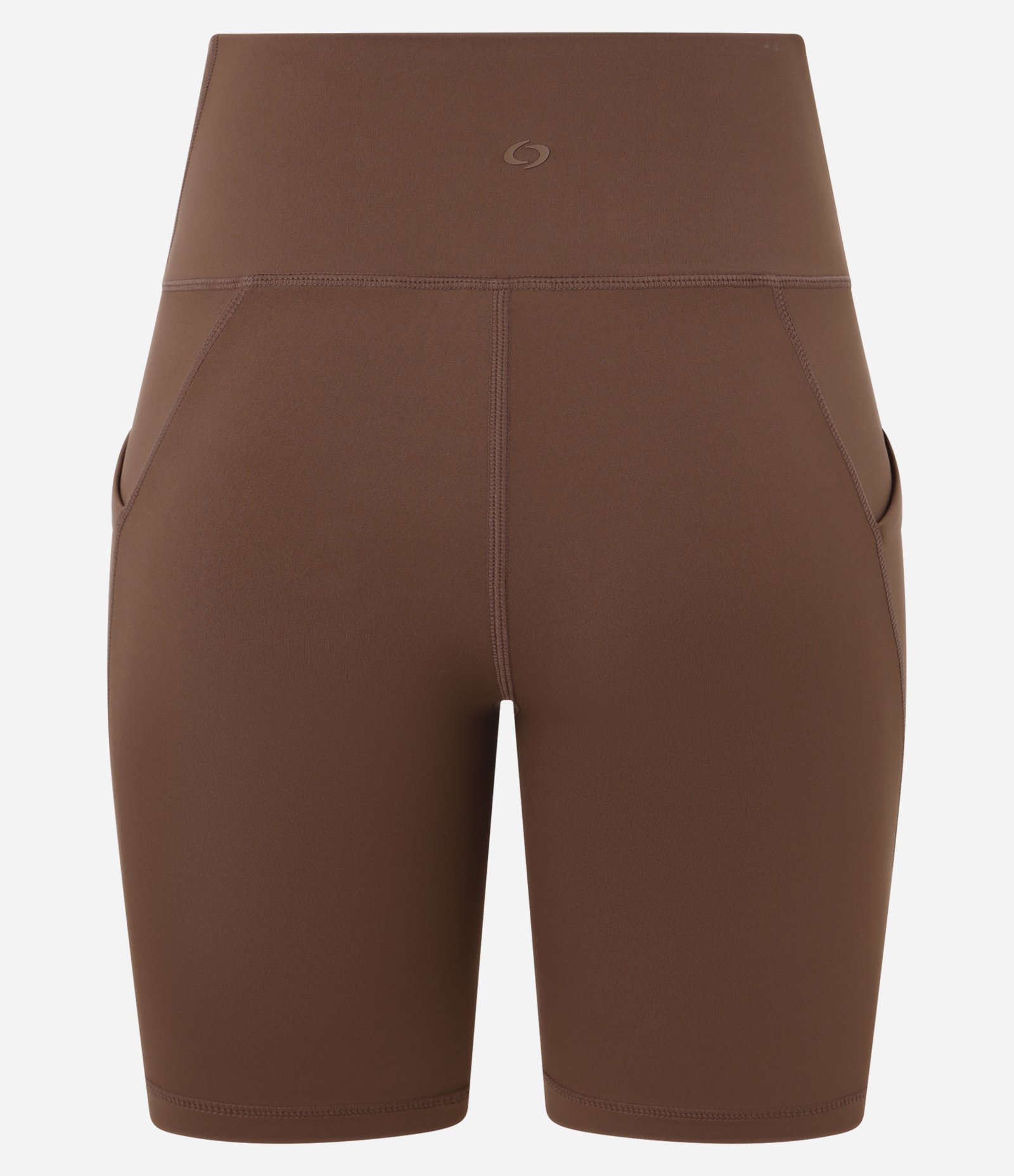 Bermuda Esportiva em Microfibra com Bolso Funcional Marrom 6