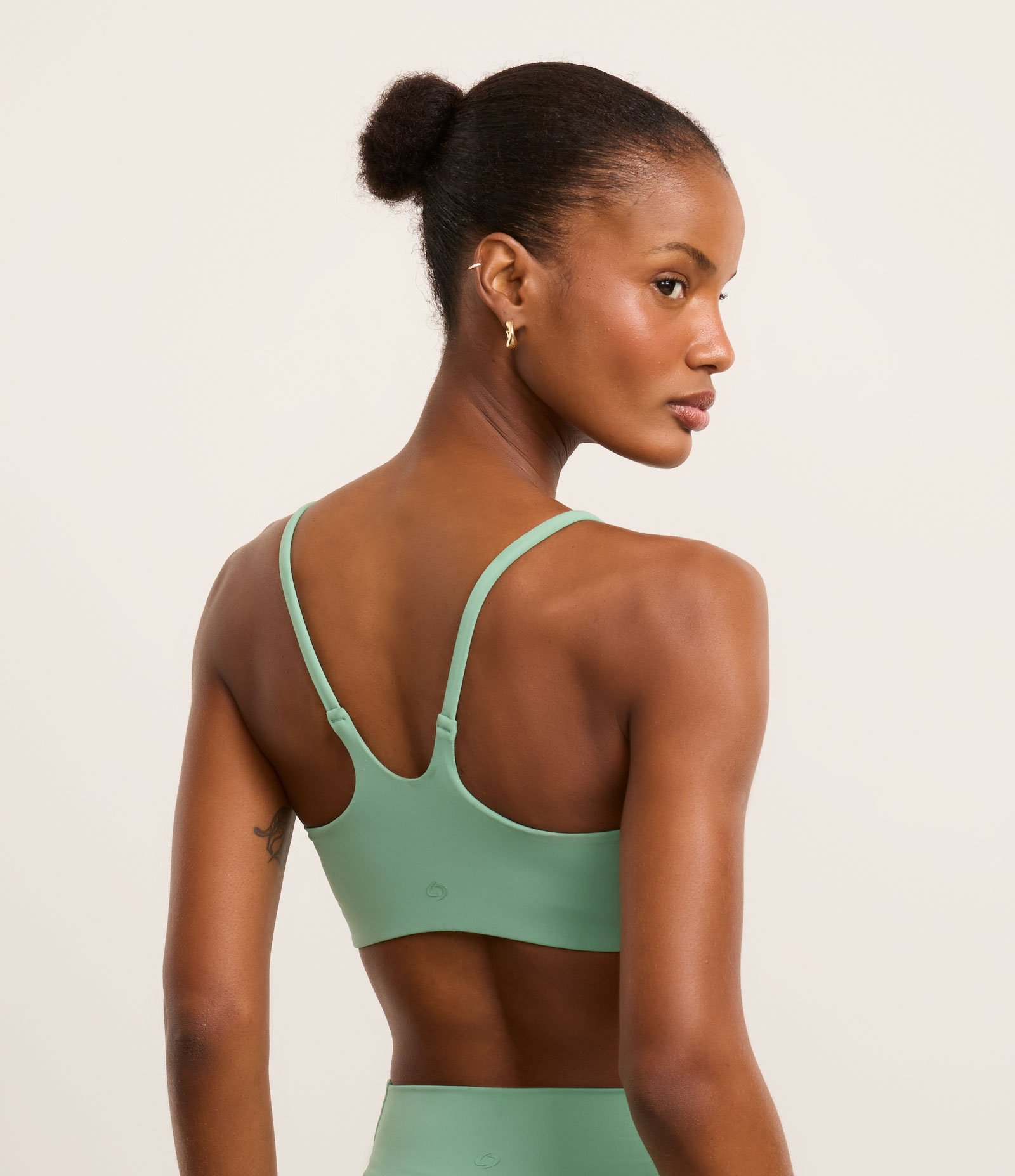 Top Esportivo Nadador sem Bojo em Poliamida Verde 3