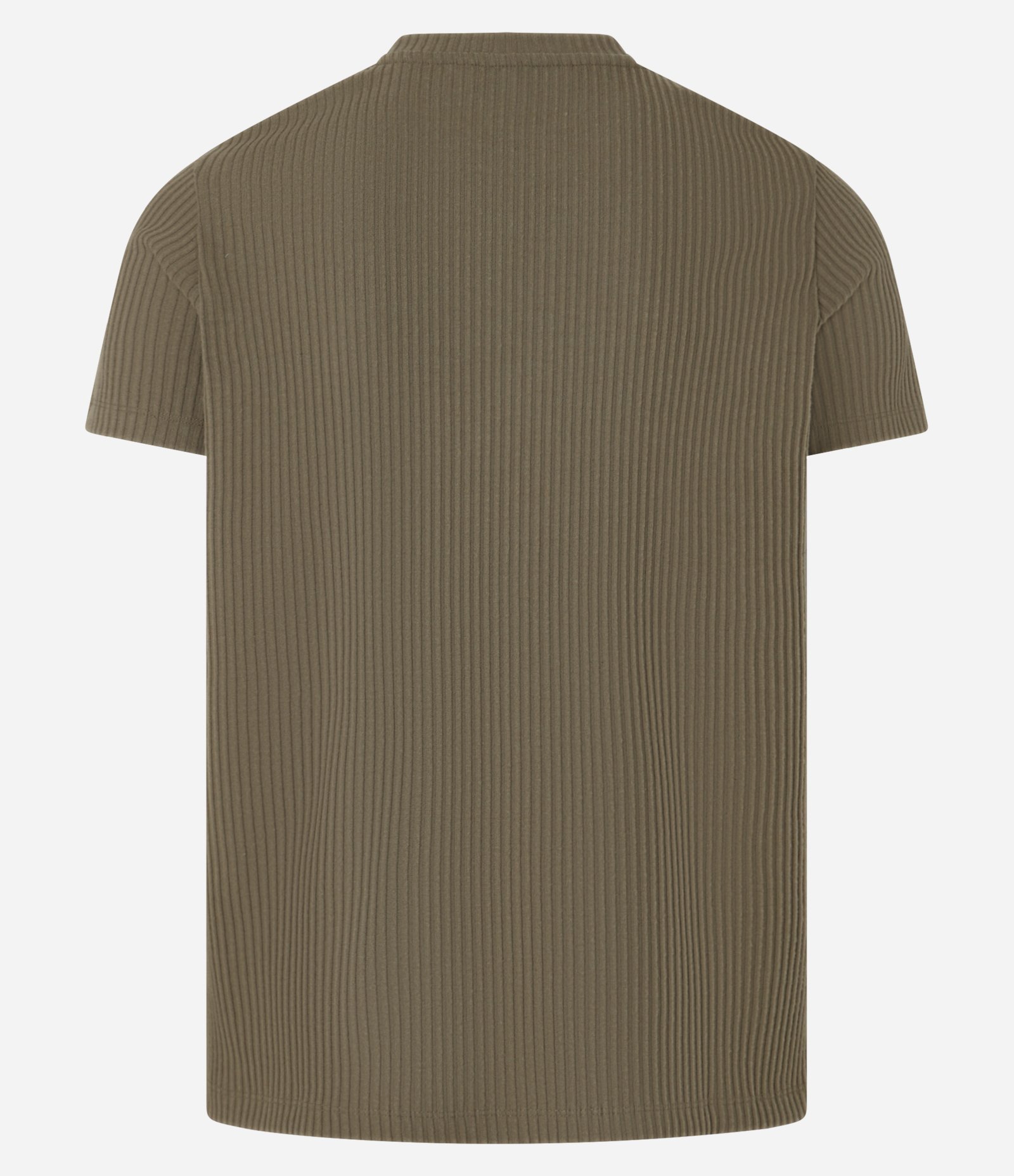 Camiseta em Ribana com Textura Aveludada Marrom 8