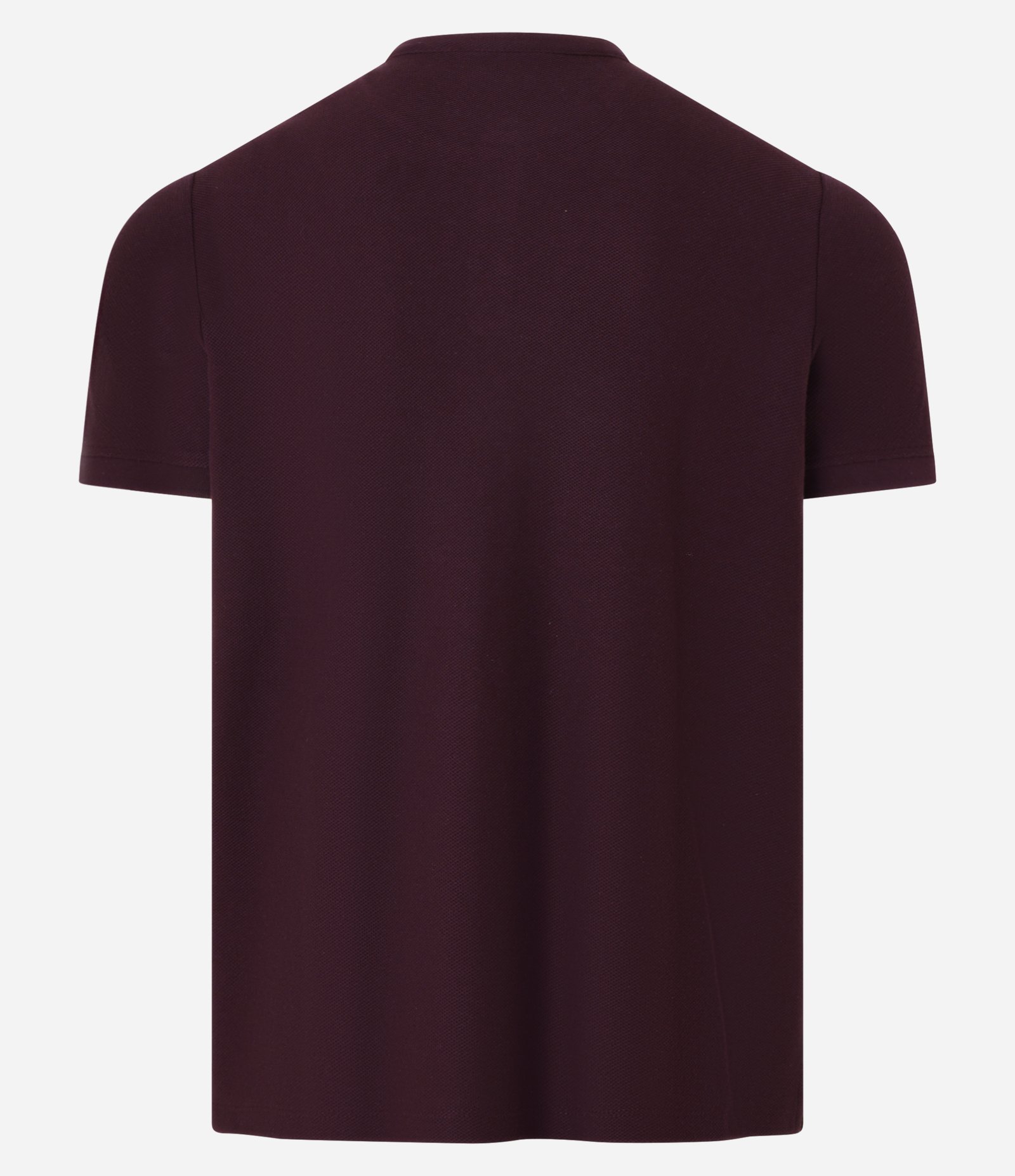 Camisa Polo Slim em Piquet Texturizado Roxo Escuro 7