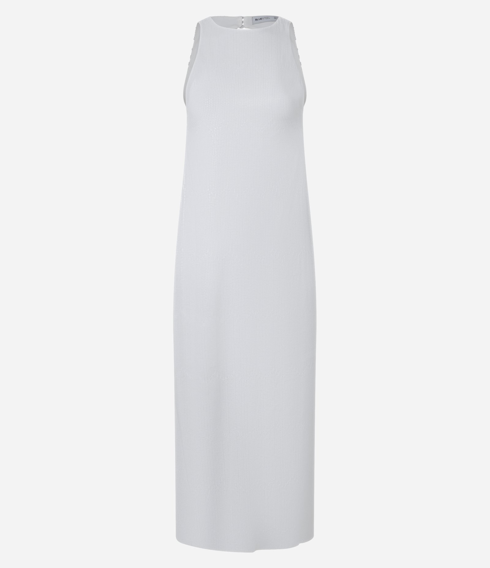 Vestido Longo em Paetê com Costas Abertas Branco 7