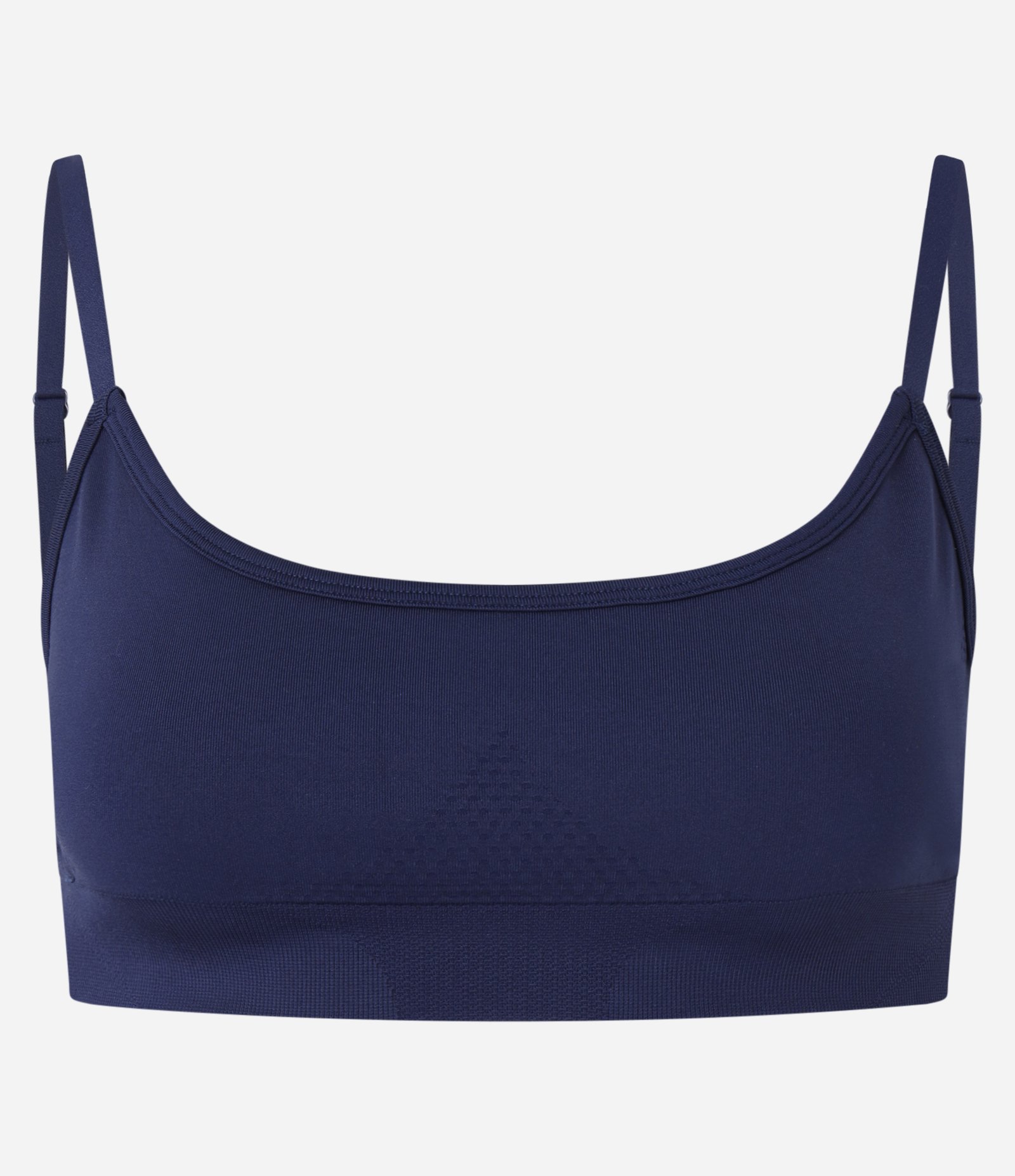 Top sem Bojo Seamless com Ajustes nas Costas Azul Marinho 5