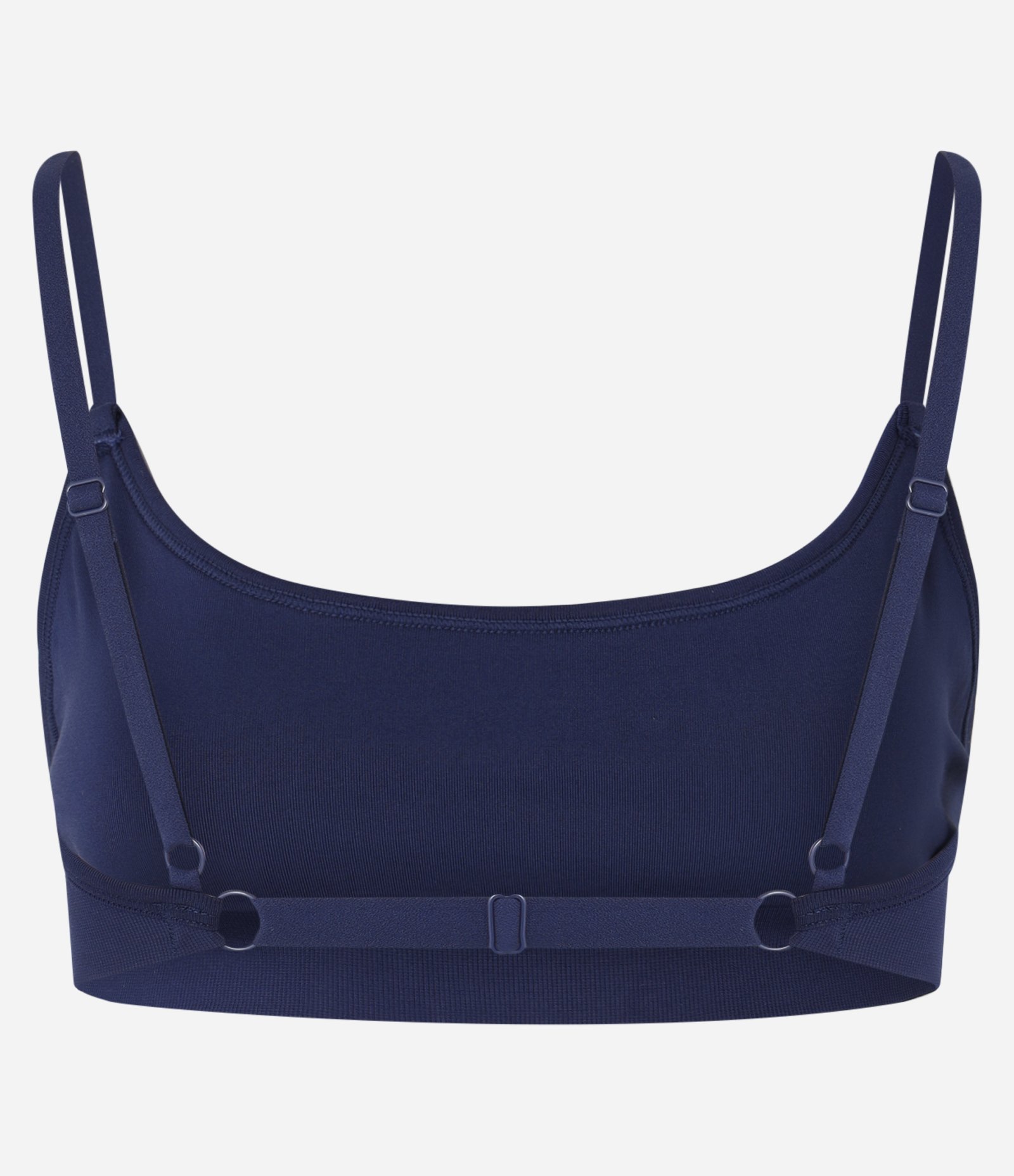 Top sem Bojo Seamless com Ajustes nas Costas Azul Marinho 6