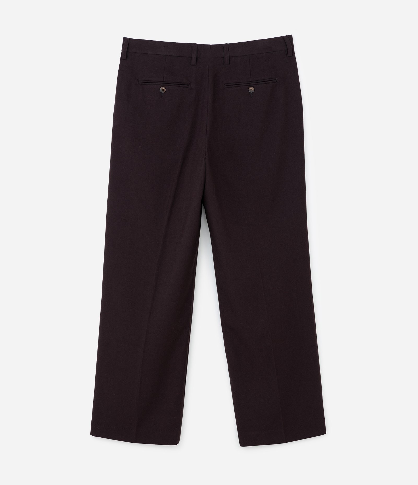 Calça Wide Leg com Bolso e Friso Alfaiatada Marrom 6