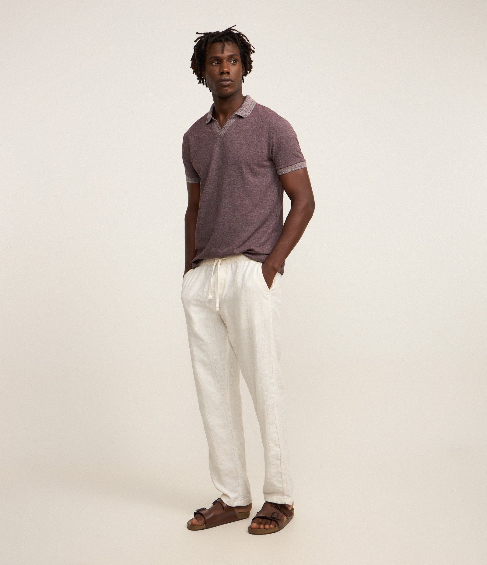 Camiseta Polo Comfort em Algodao Texturizado com Manga Curta 2