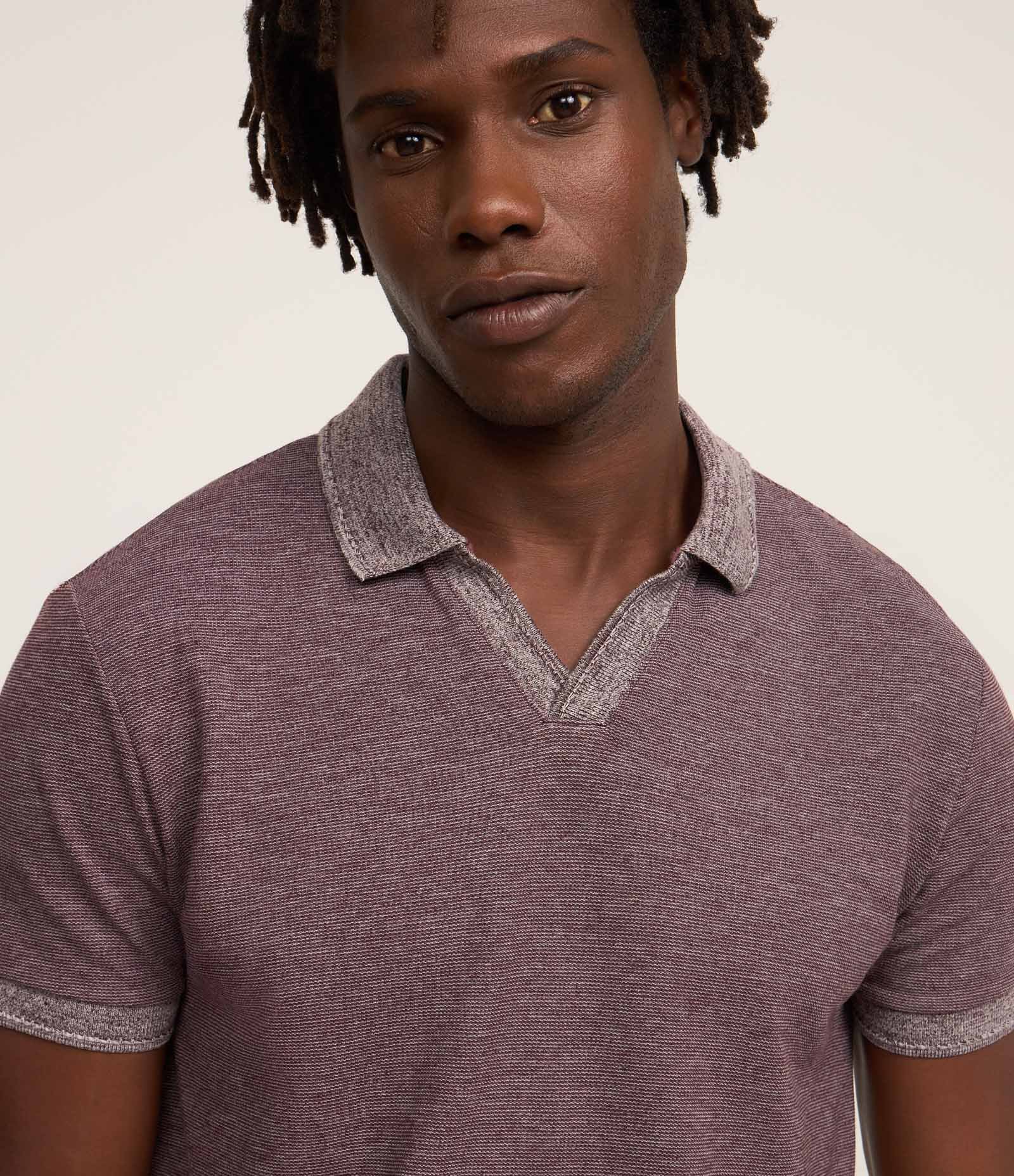 Camiseta Polo Comfort em Algodao Texturizado com Manga Curta 4