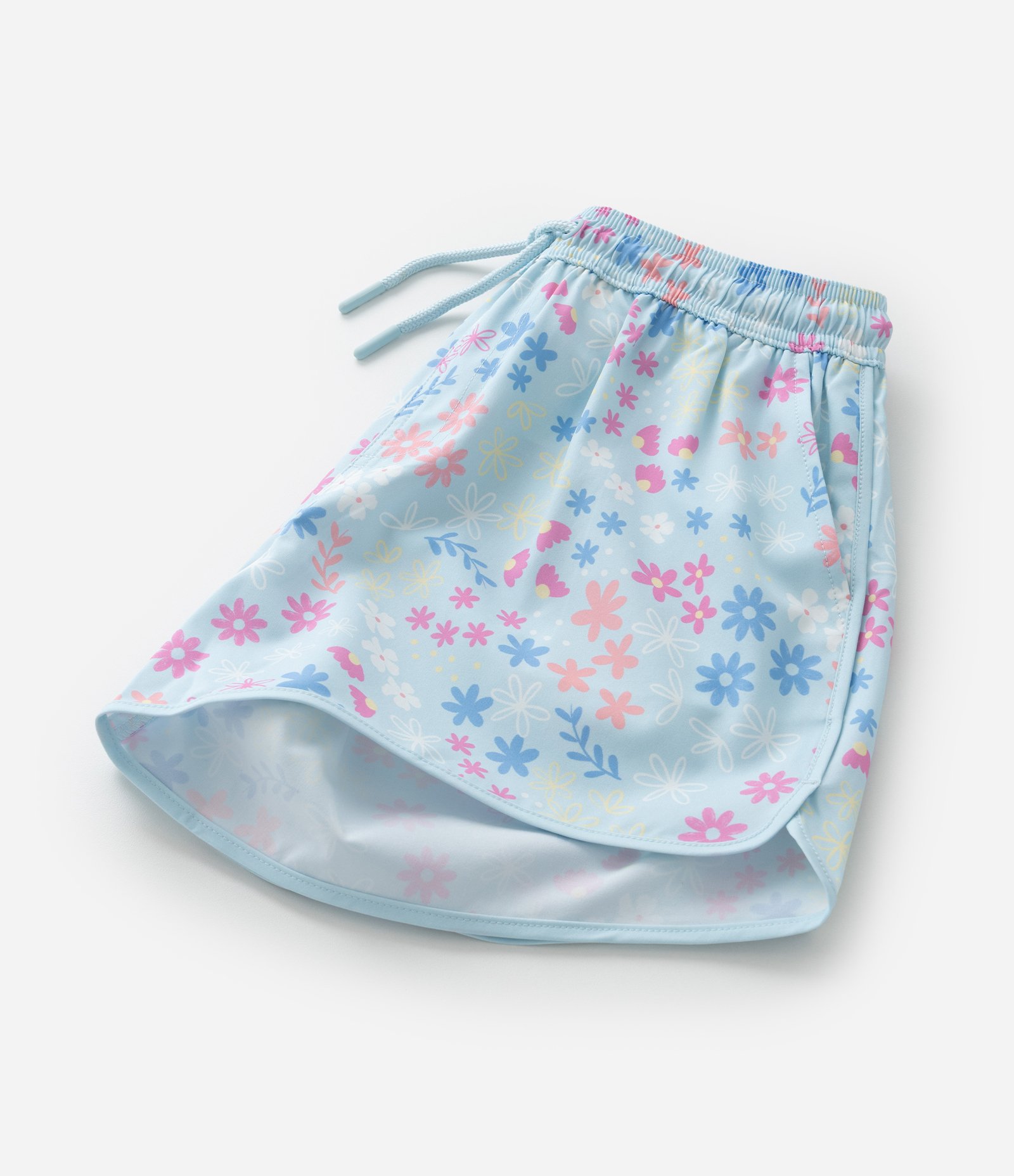 Short Infantil em Microfibra com Estampa Floral - Tam 5 a 14 Anos Azul 6