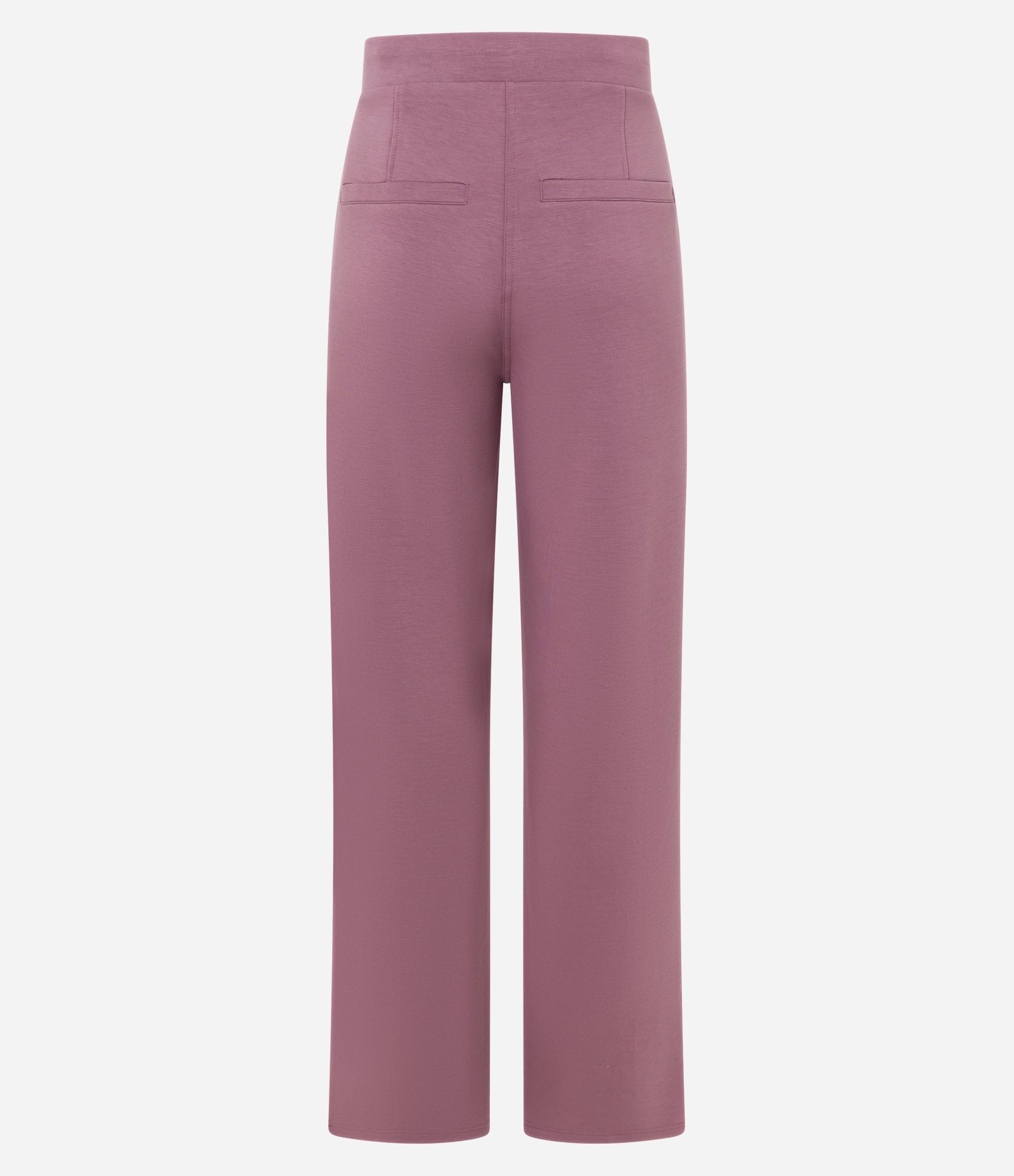 Calça Reta Esportiva com Frisos Frontais e Cós Largo Rosa 6