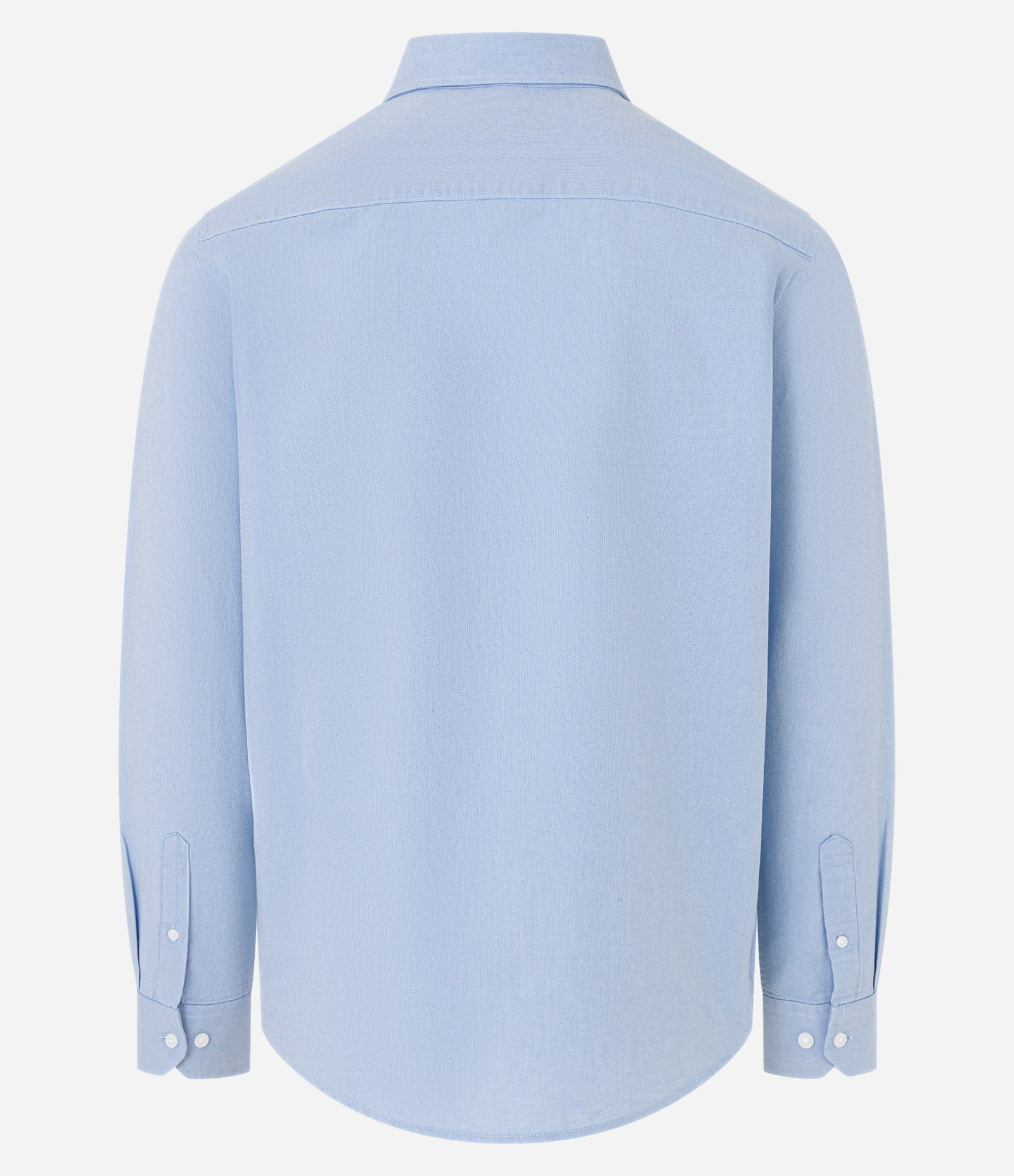 Camisa Regular Básica em Oxford Azul claro 8