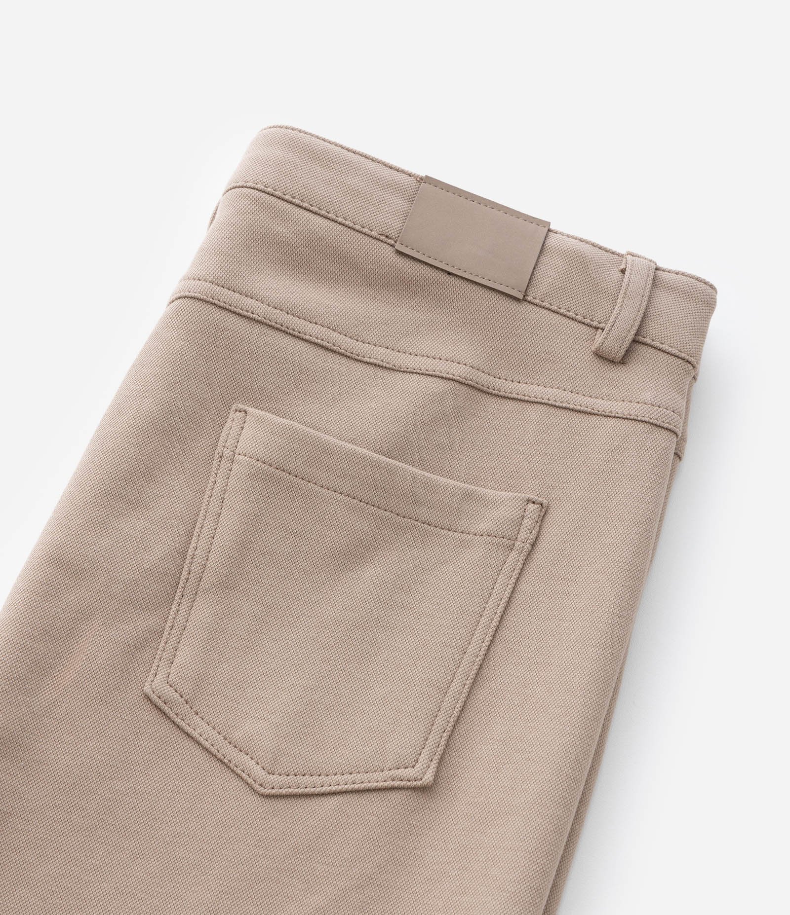 Calça Infantil com Corte Alfaiatado e Bolsos - Tam 5 a 14 Anos Bege 6