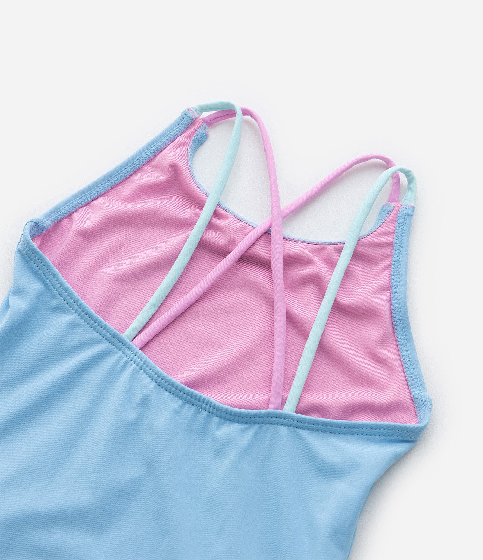 Maiô Infantil com Alça Fina Transpassada e Estampa Capivara Club - Tam 4 a 10 Anos Azul 4