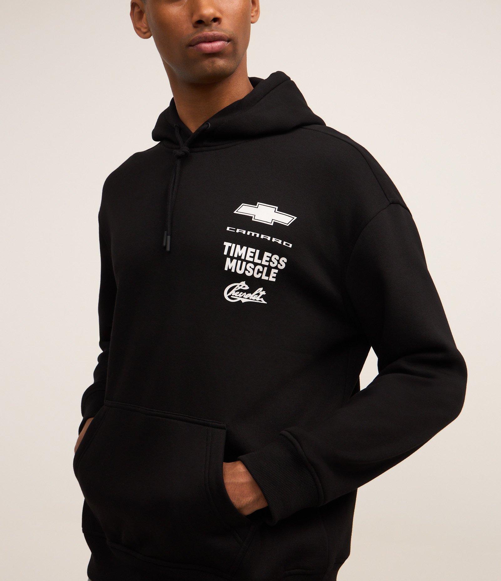 Casaco Relaxed em Fleece com Estampa de Camaro Amarelo Preto 5