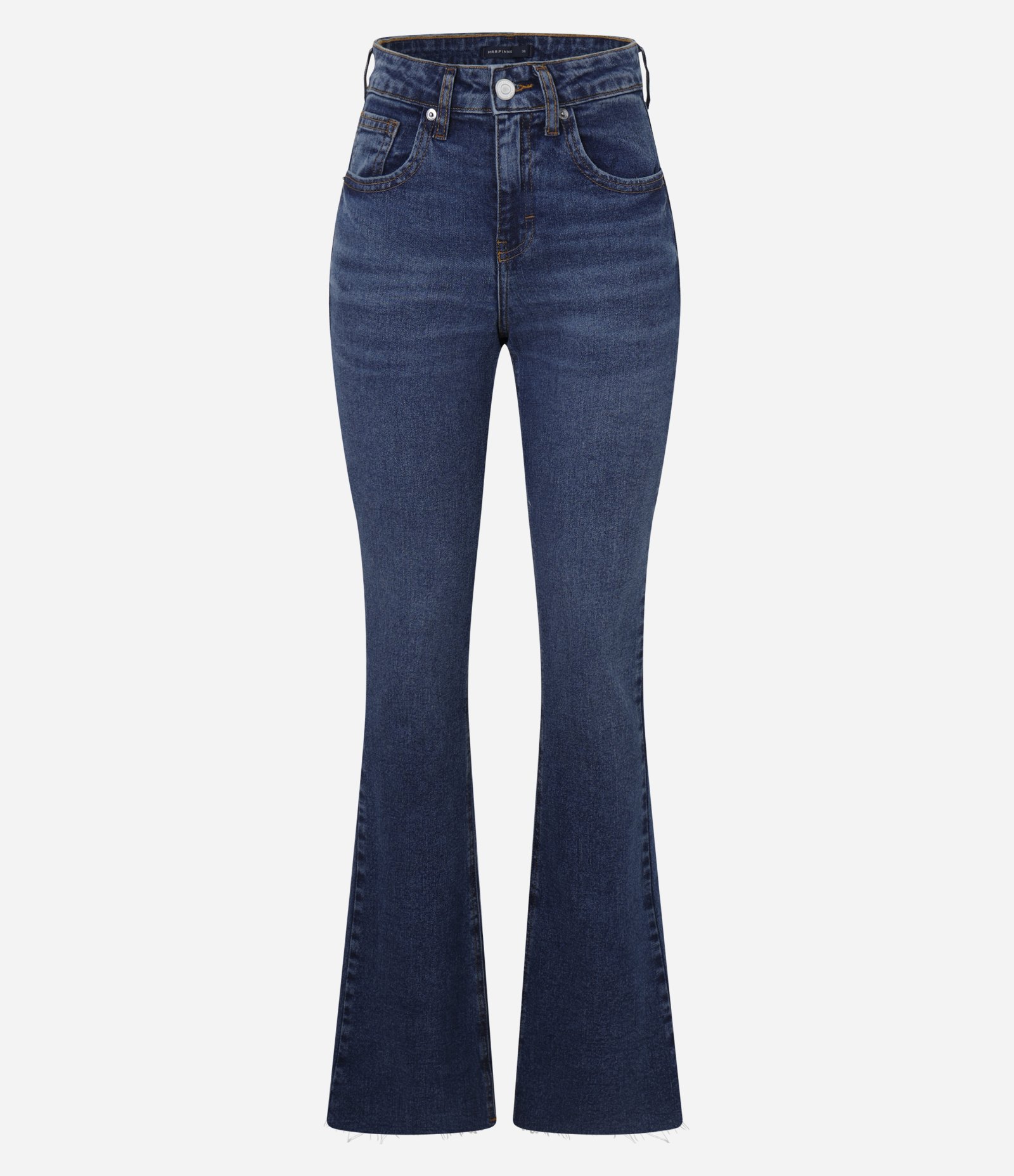 Calça Bootcut Jeans com Elastano e Bolso Relógio Azul 5