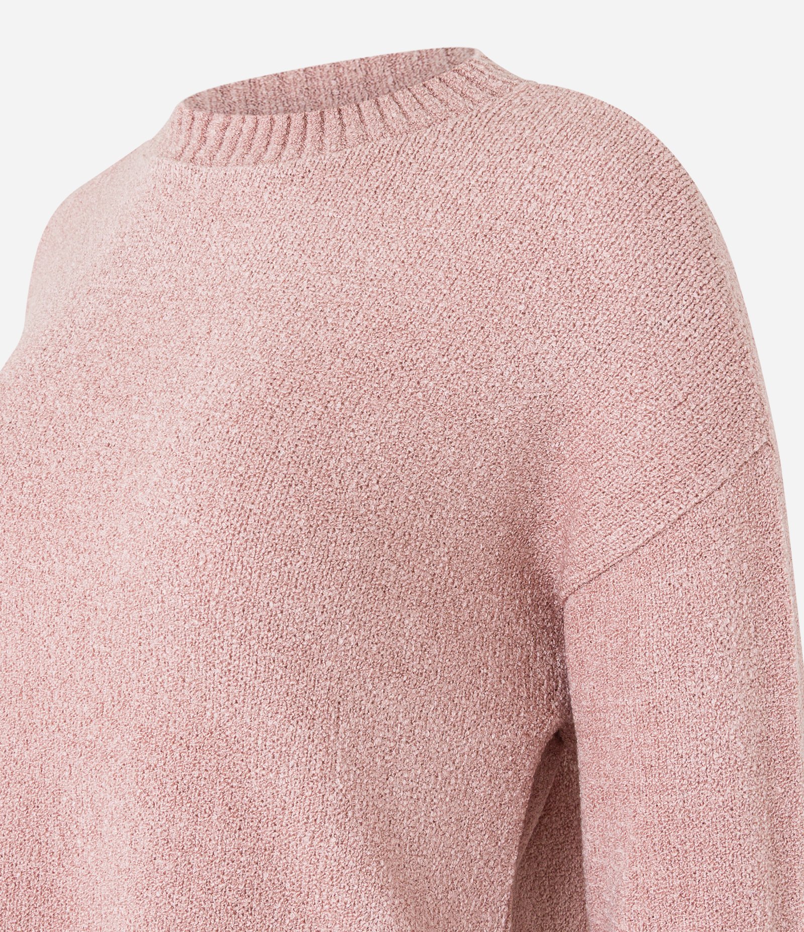 Suéter em Tricô Texturizado com Cava Deslocada 5