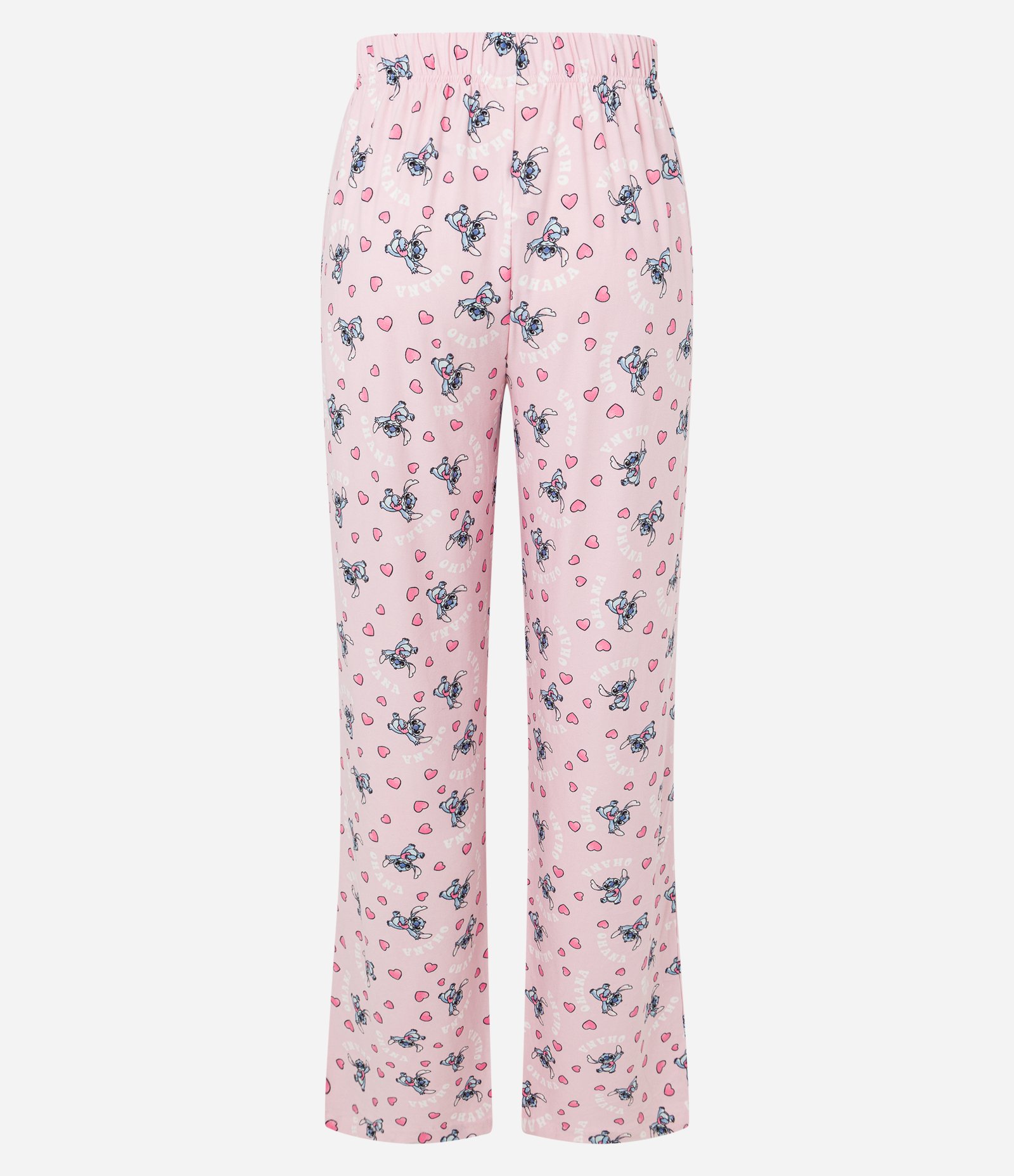 Calça de Pijama com Toque Suave e Estampa Stitch Rosa 6