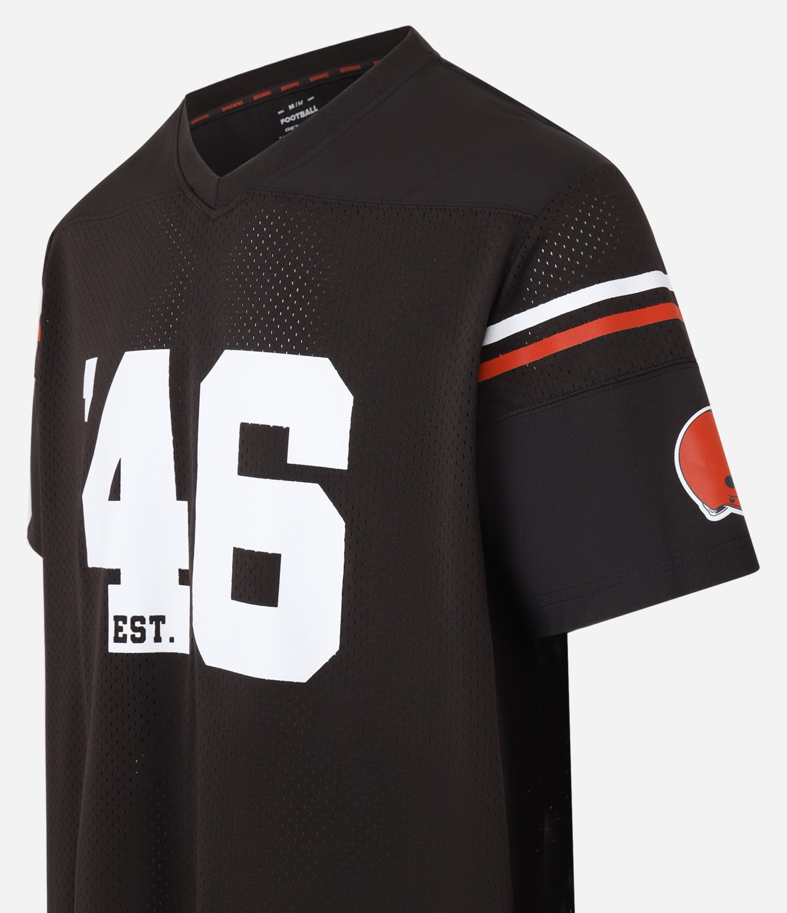 Camiseta Esportiva em Tecnologia Dry NFL Browns Marrom 9