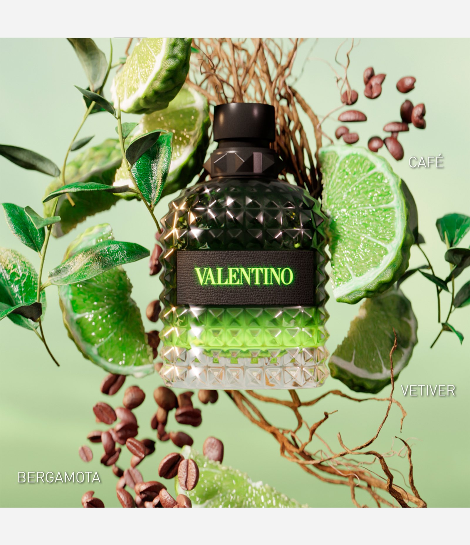 Perfume Valentino Born In Roma Green Uomo Eau de Toilette Masculino 50ml 3