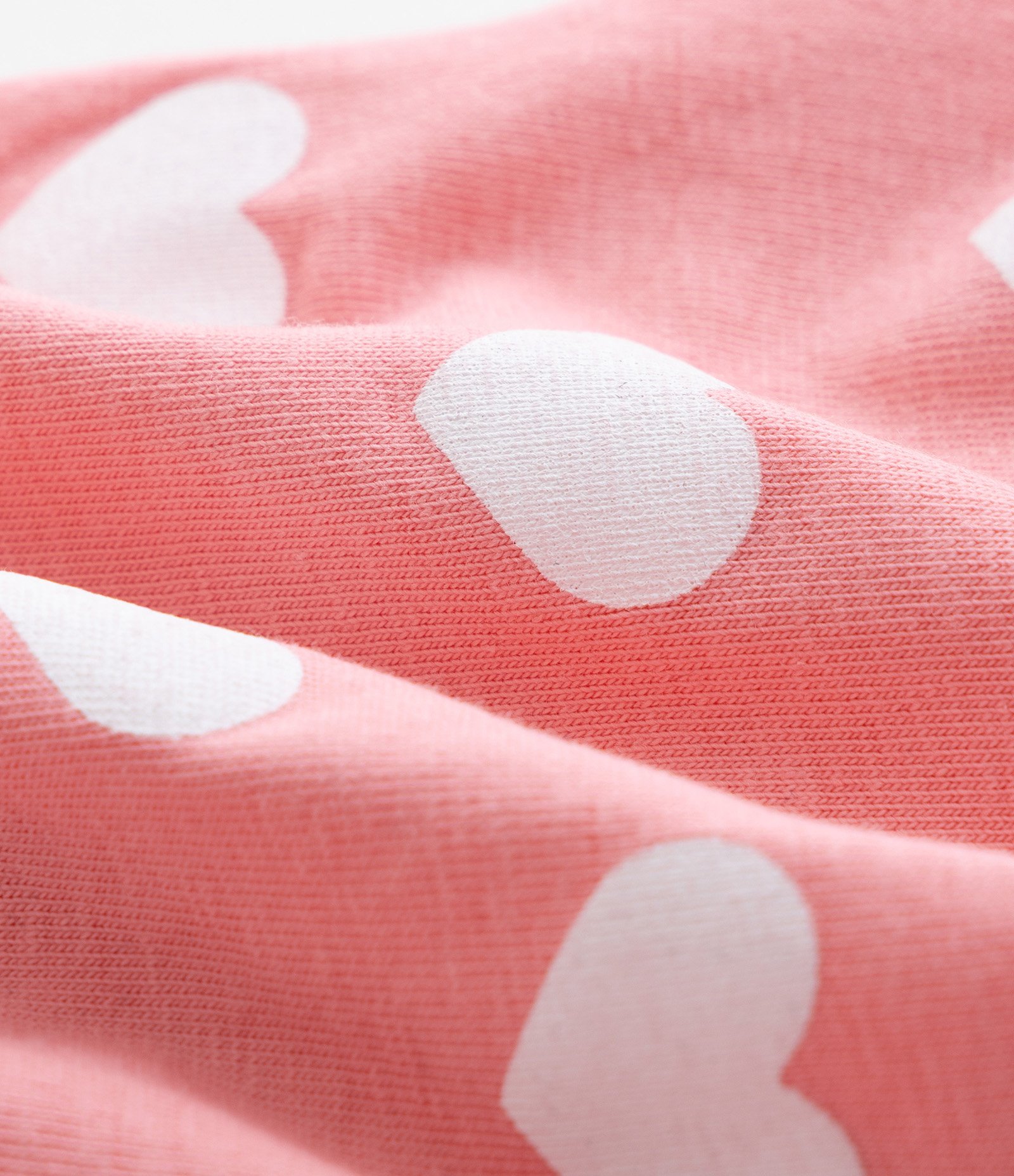 Conjunto Infantil com Bolsos e Estampa Corações - Tam 0 a 18 meses Rosa 11