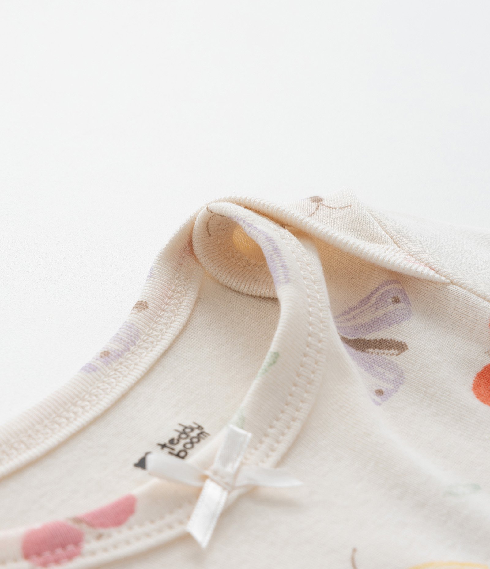 Body Infantil com Estampa de Borboletas - Tam RN a 18 meses Bege 5