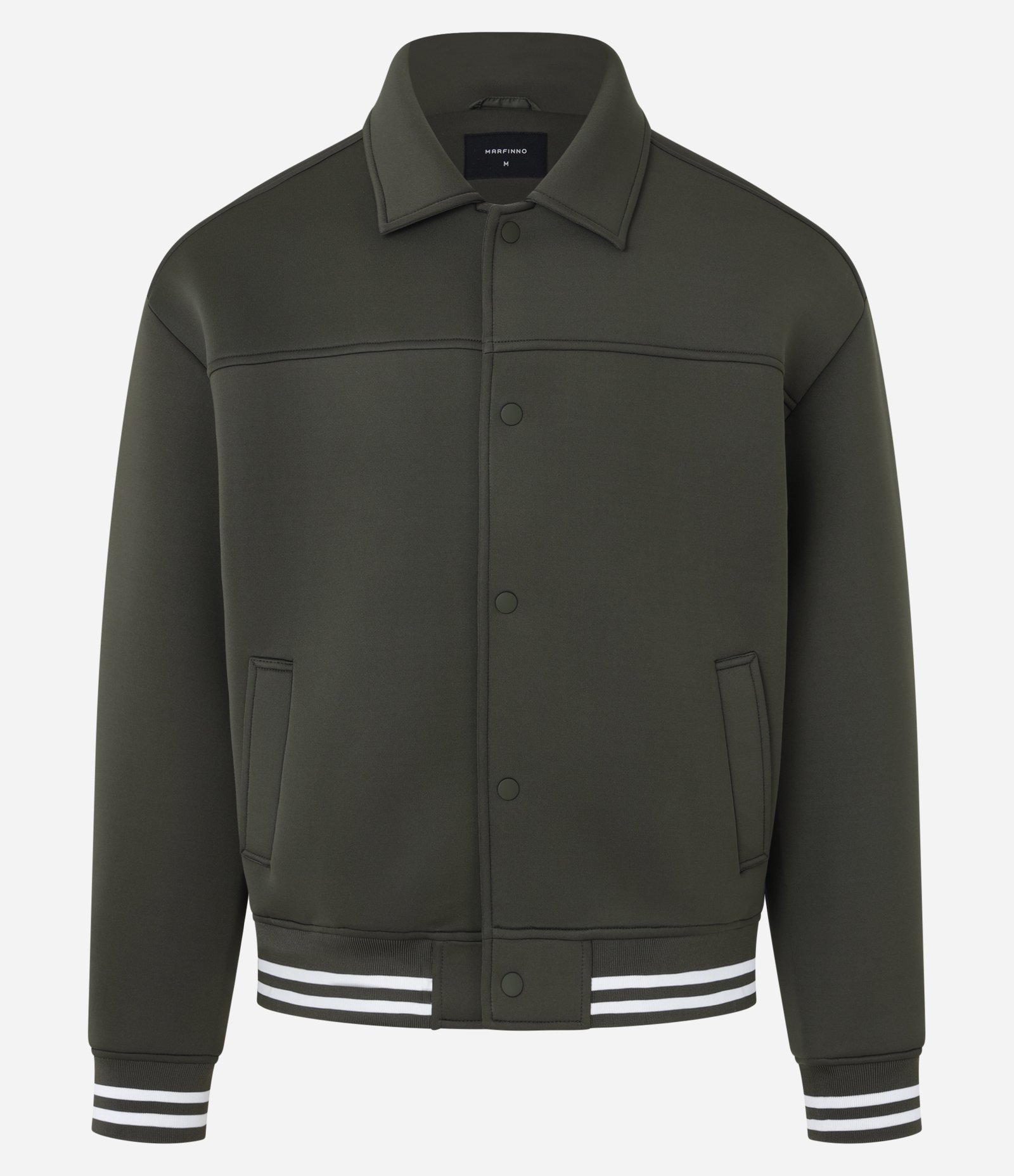 Jaqueta Bomber Tech com Detalhes Contrastantes Verde 7