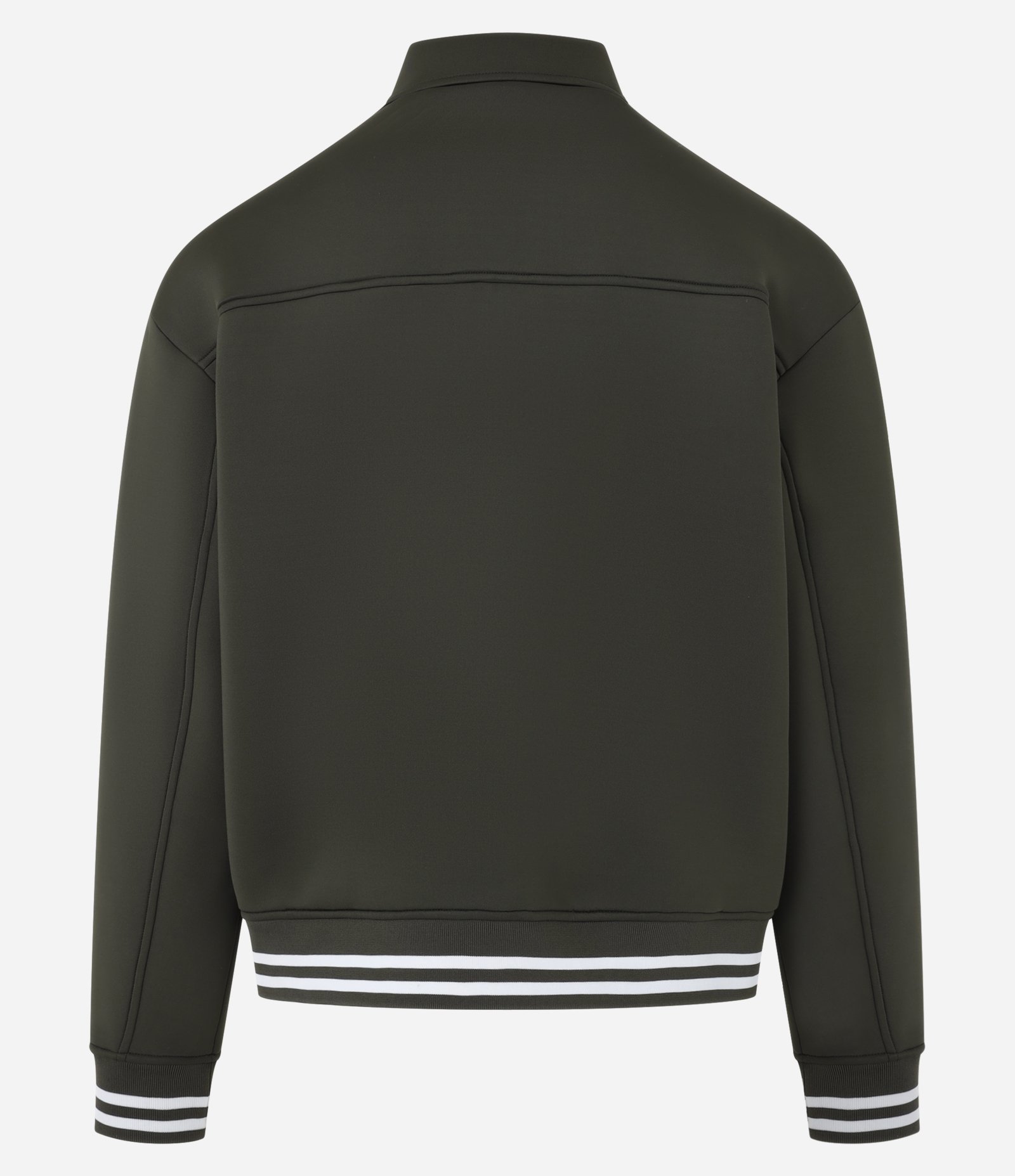 Jaqueta Bomber Tech com Detalhes Contrastantes Verde 8