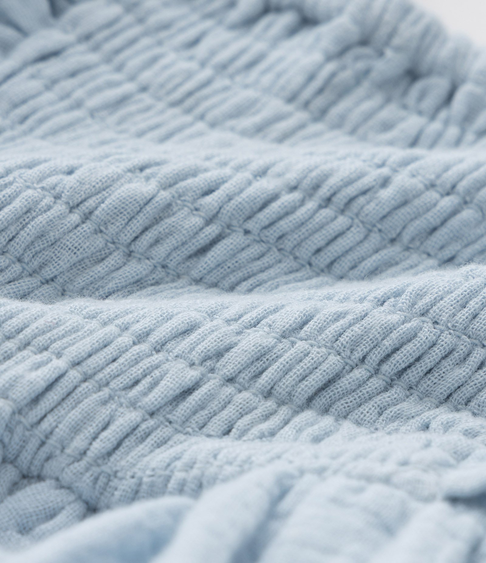 Vestido Infantil com Babado e Bordado Floral - Tam 1 a 6 Anos Azul 4