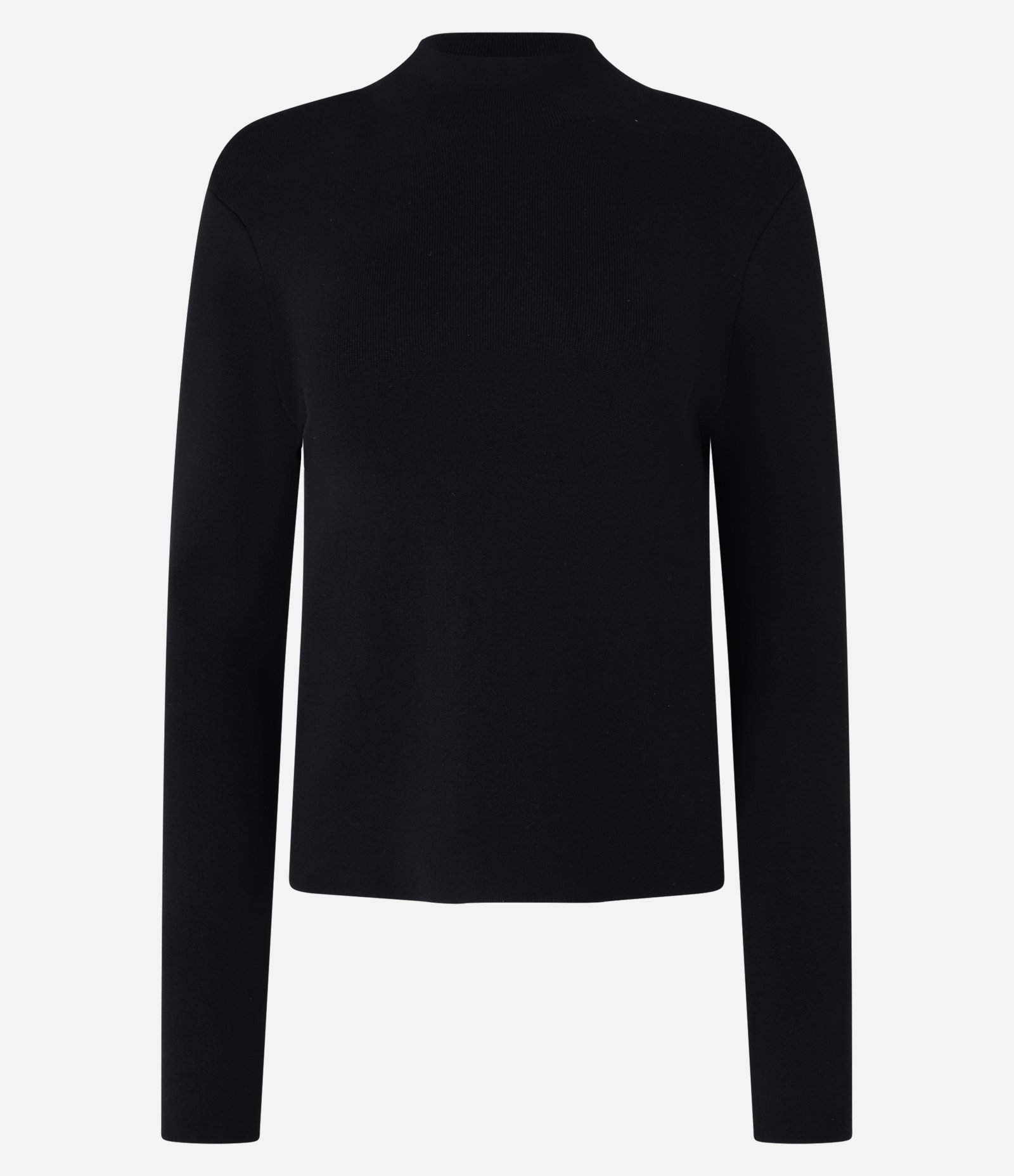 Blusa em Tricô com Golinha Alta Preto 6