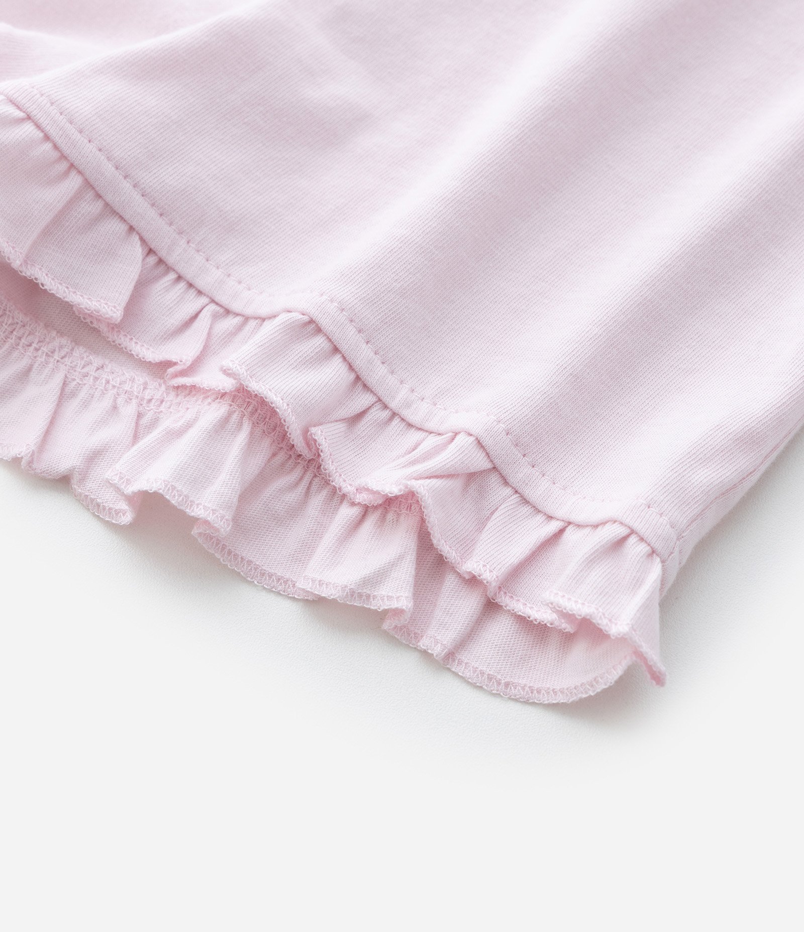 Short Infantil com Babadinho na Barra - Tam 1 a 6 Anos Rosa 5