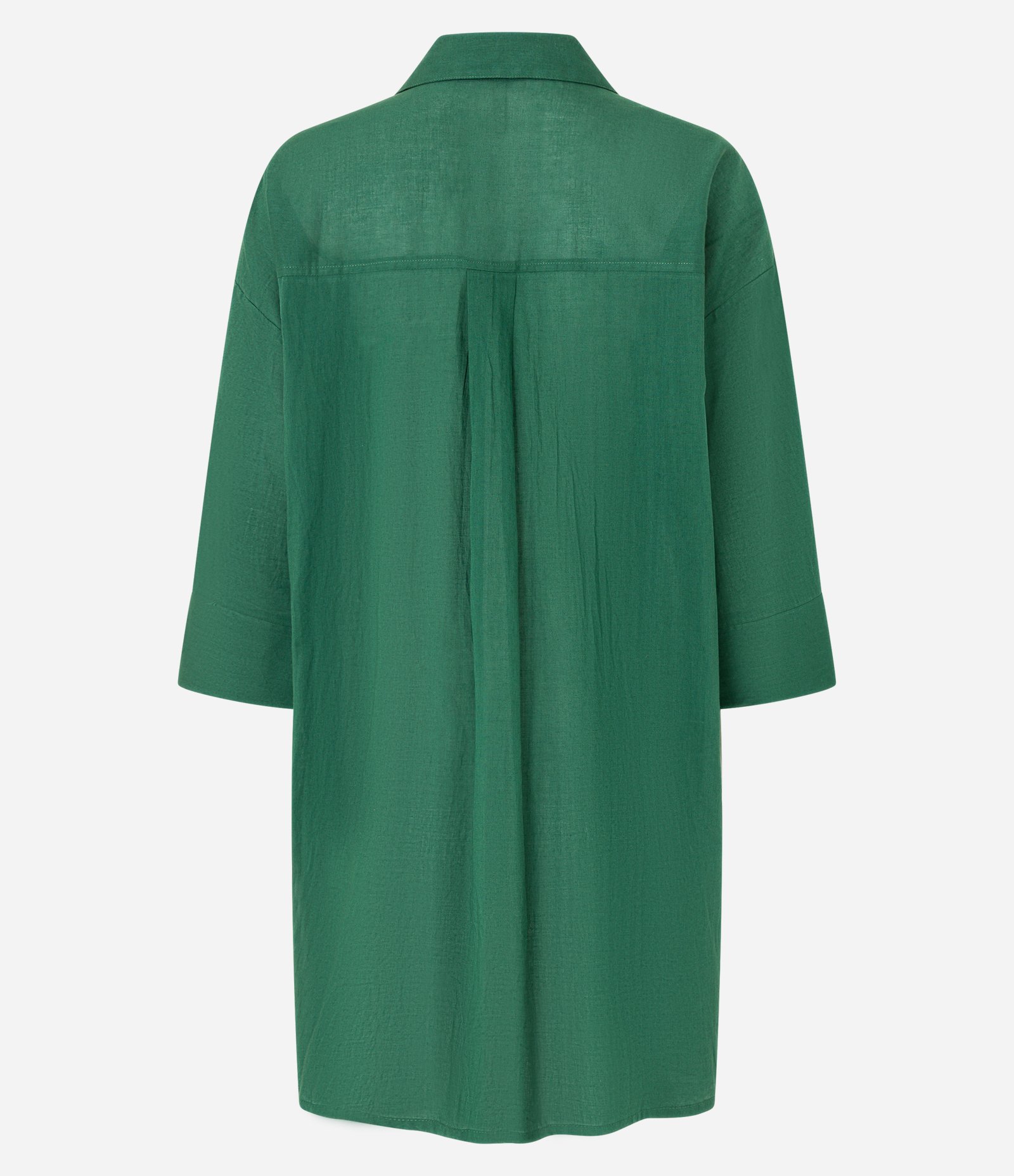 Saída de Praia Camisa em Voal com Mangas 3/4 Verde 6