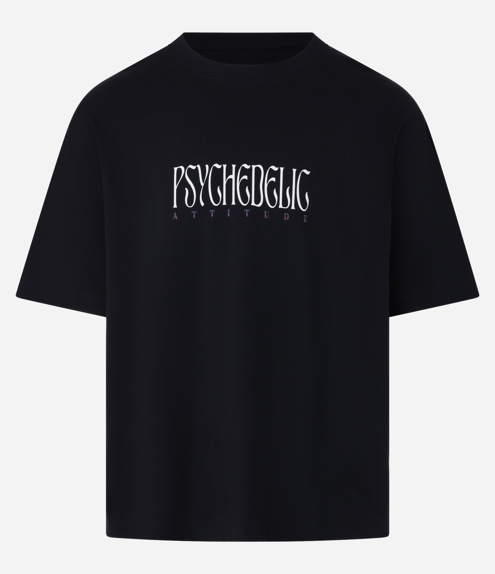 Camiseta Boxy com Estampa do Gasparzinho Psicodélico Cinza 8