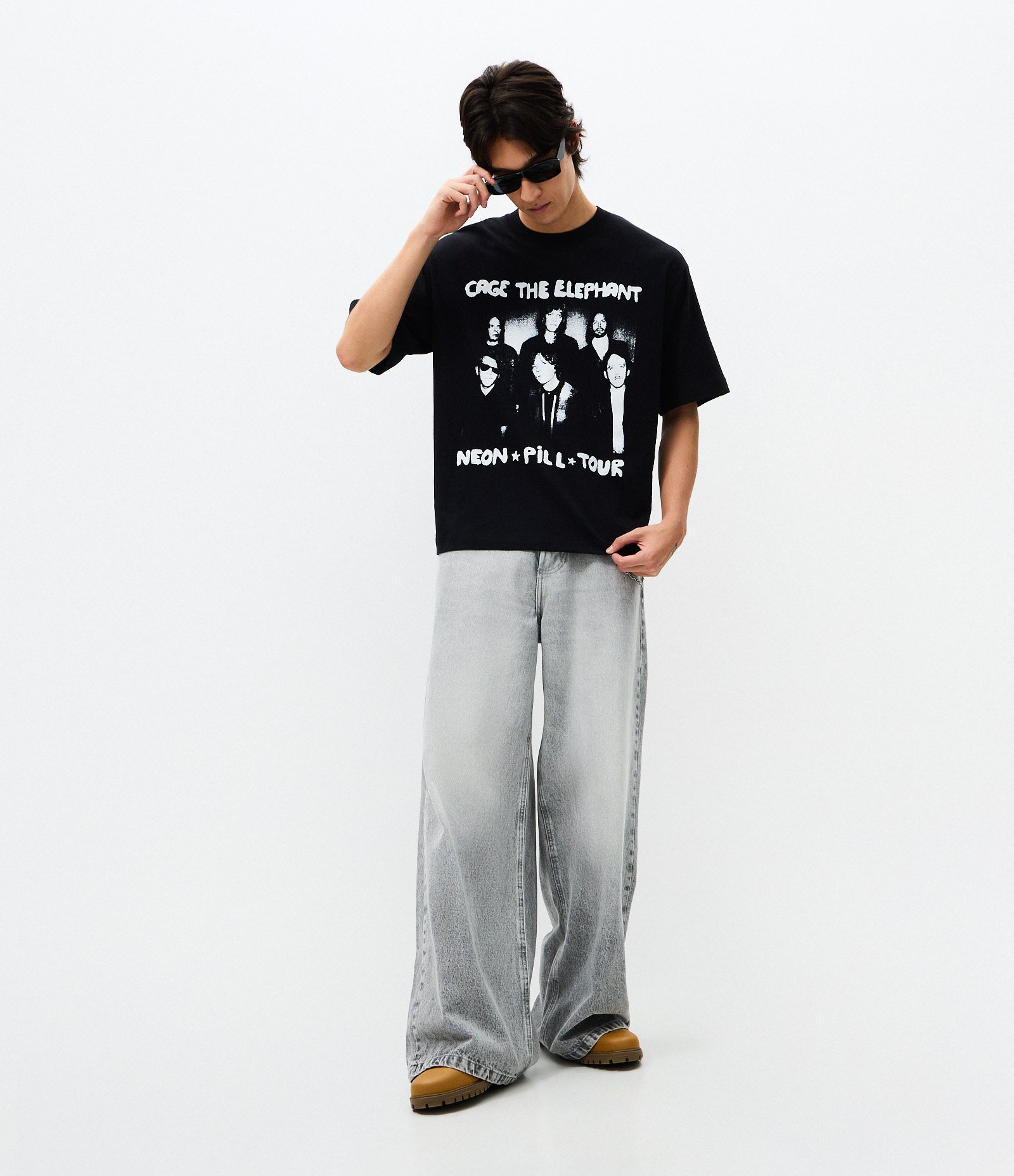 Camiseta Boxy Cage The Elephant Preto 2