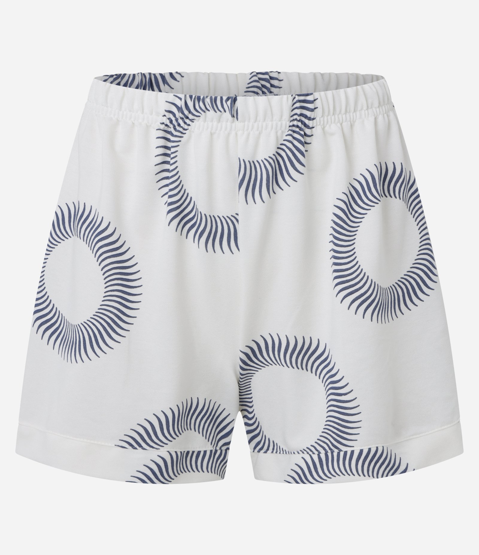 Pijama Short Doll em Viscolycra com Estampa Sol Branco 7