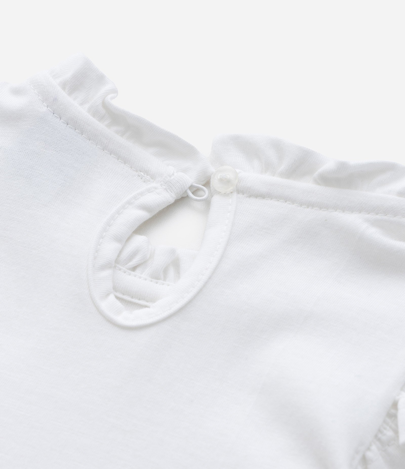 Vestido Marias Infantil com Lacinho Aplicado - Tam 0 a 18 meses Branco/Laranja/Rosa 6