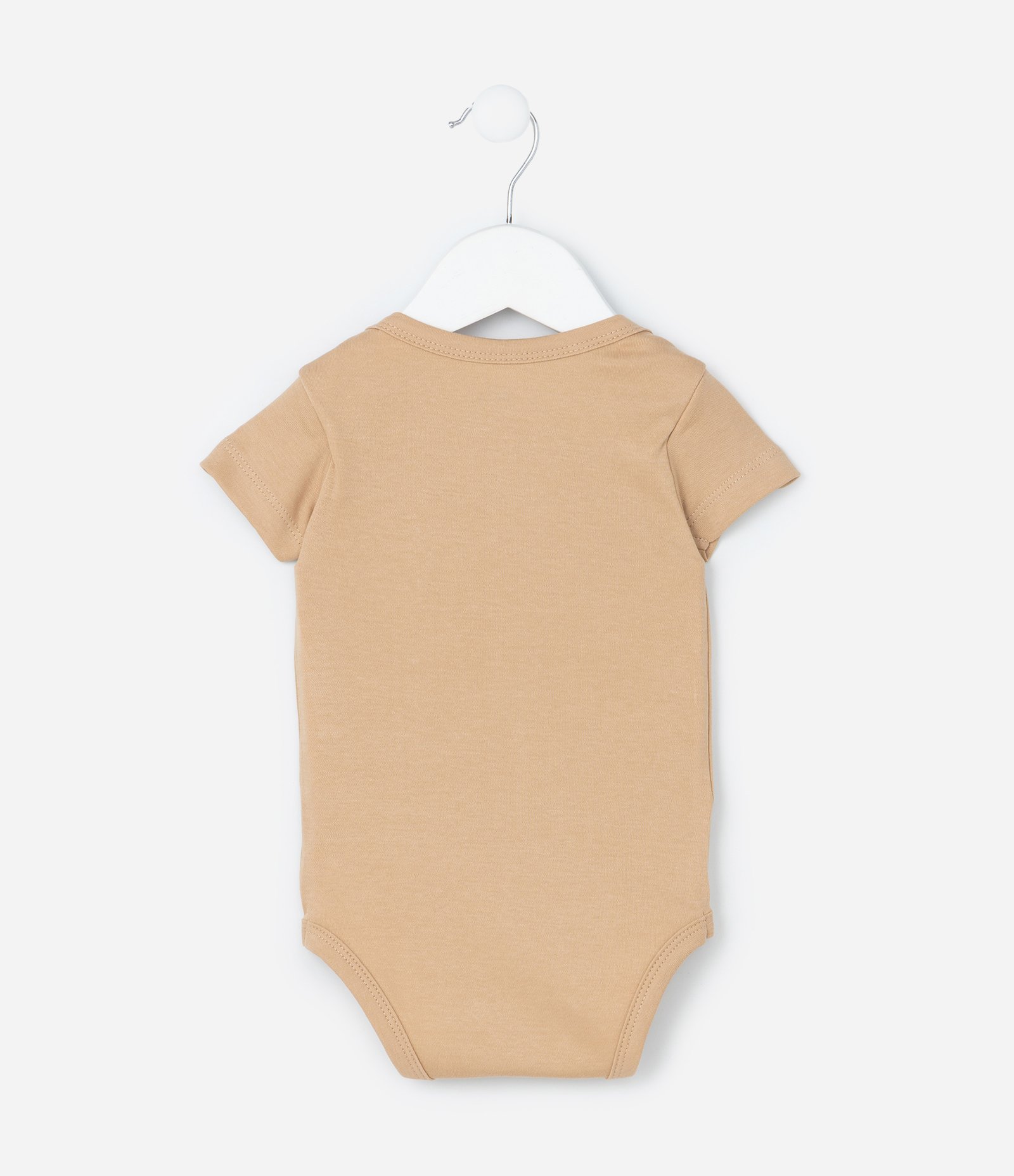 Body Infantil com Estampa Jacaré e Caracol - Tam 0 a 18 meses Marrom 3