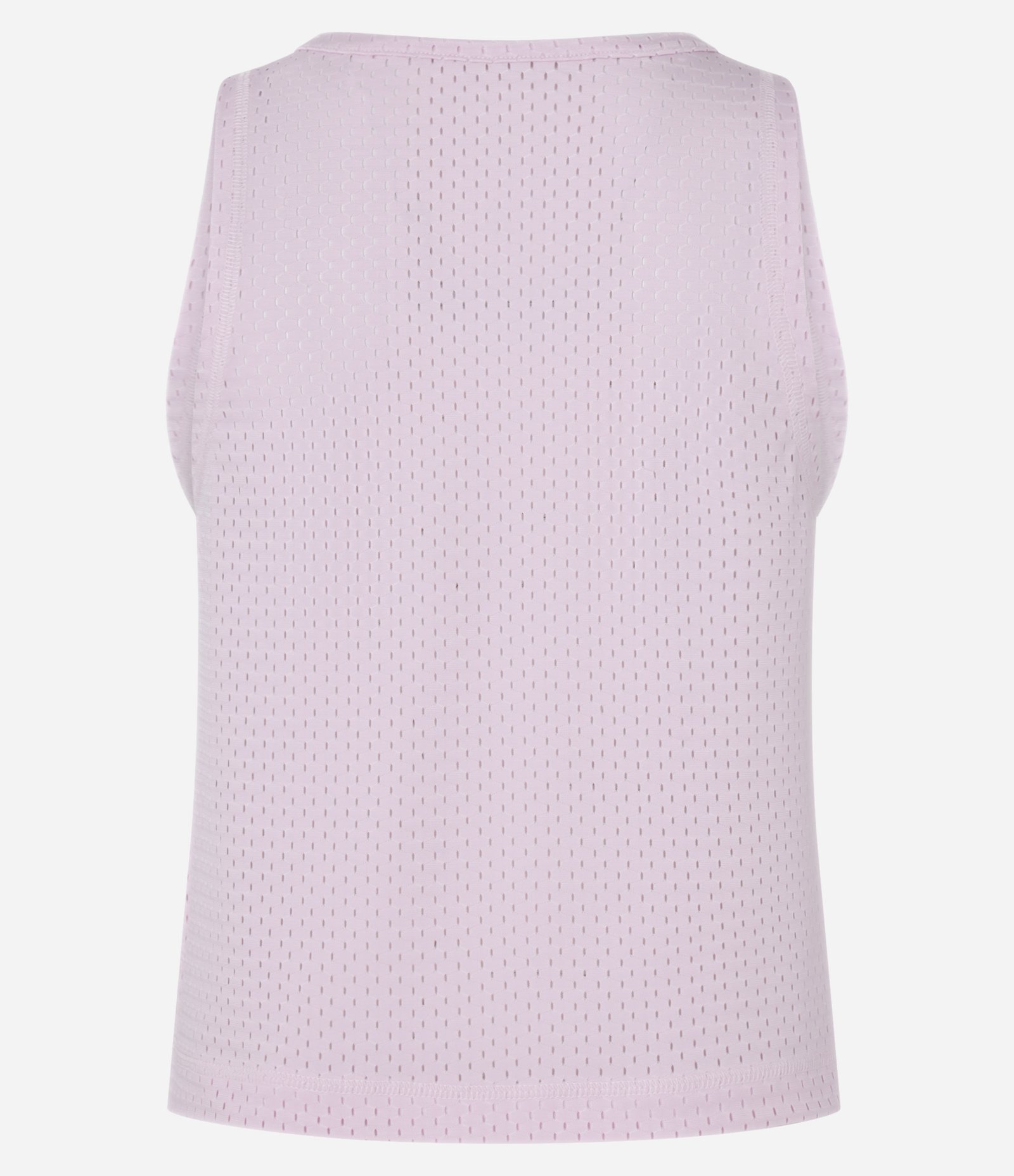 Regata Esportiva Furadinha em Microfibra com Decote U Rosa 5