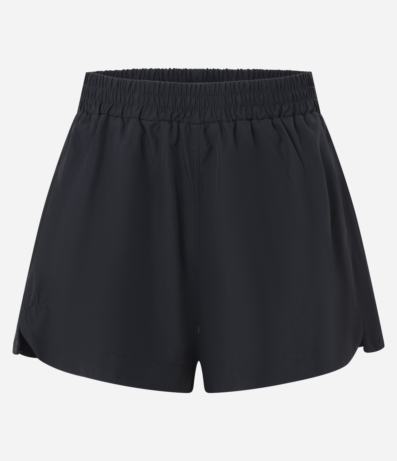 Bermuda Runner Esportiva com Listras Laterais Preto 1