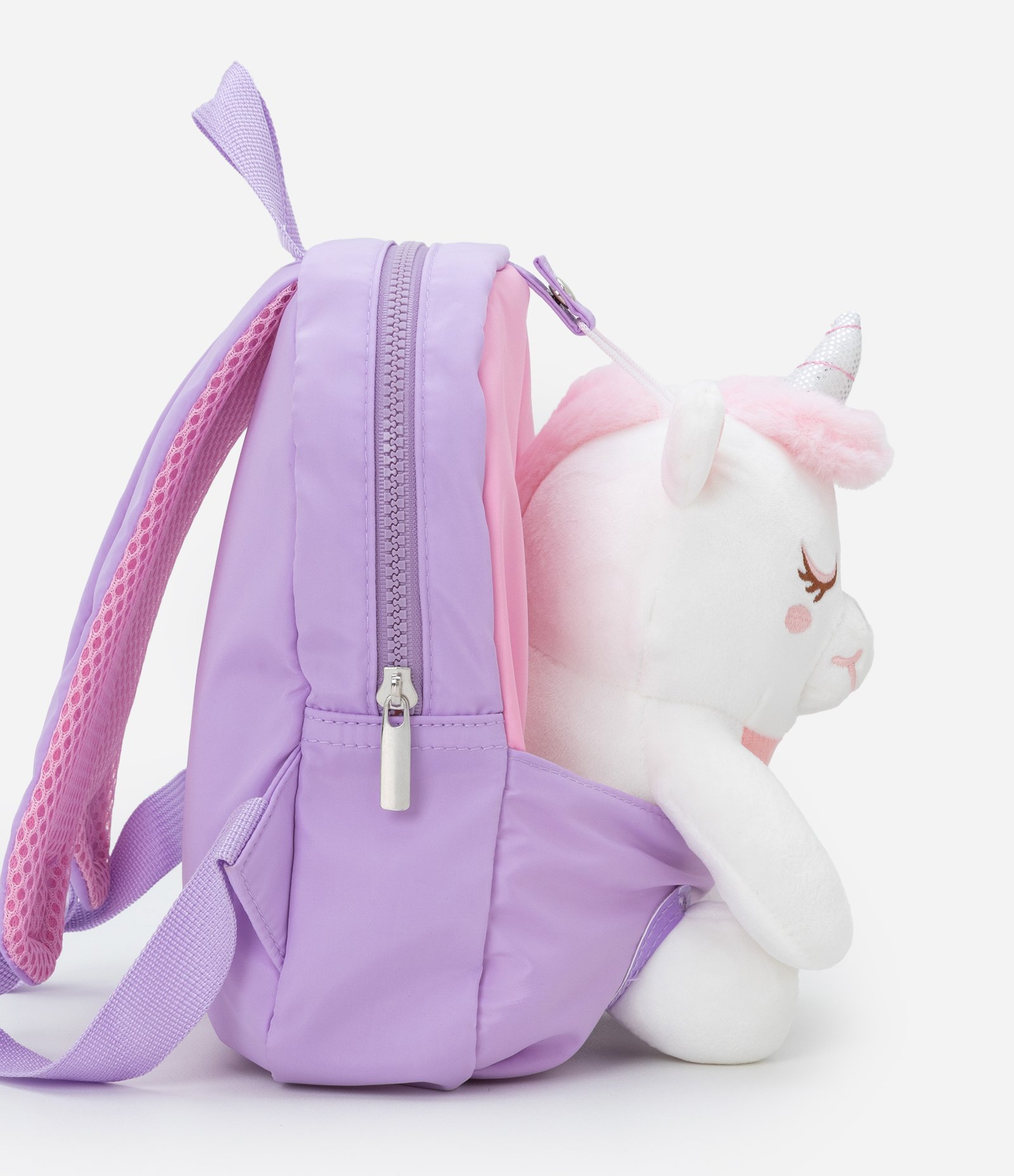 Mochila Infantil com Unicórnio 3D - Tam Único Roxo 2