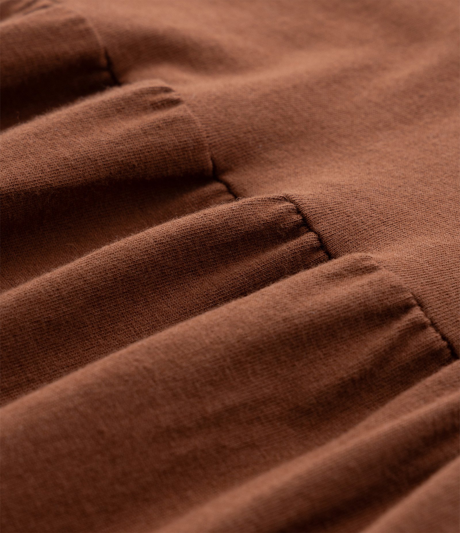 Vestido Midi em Algodão com Babados Curve & Plus Size Marrom 6