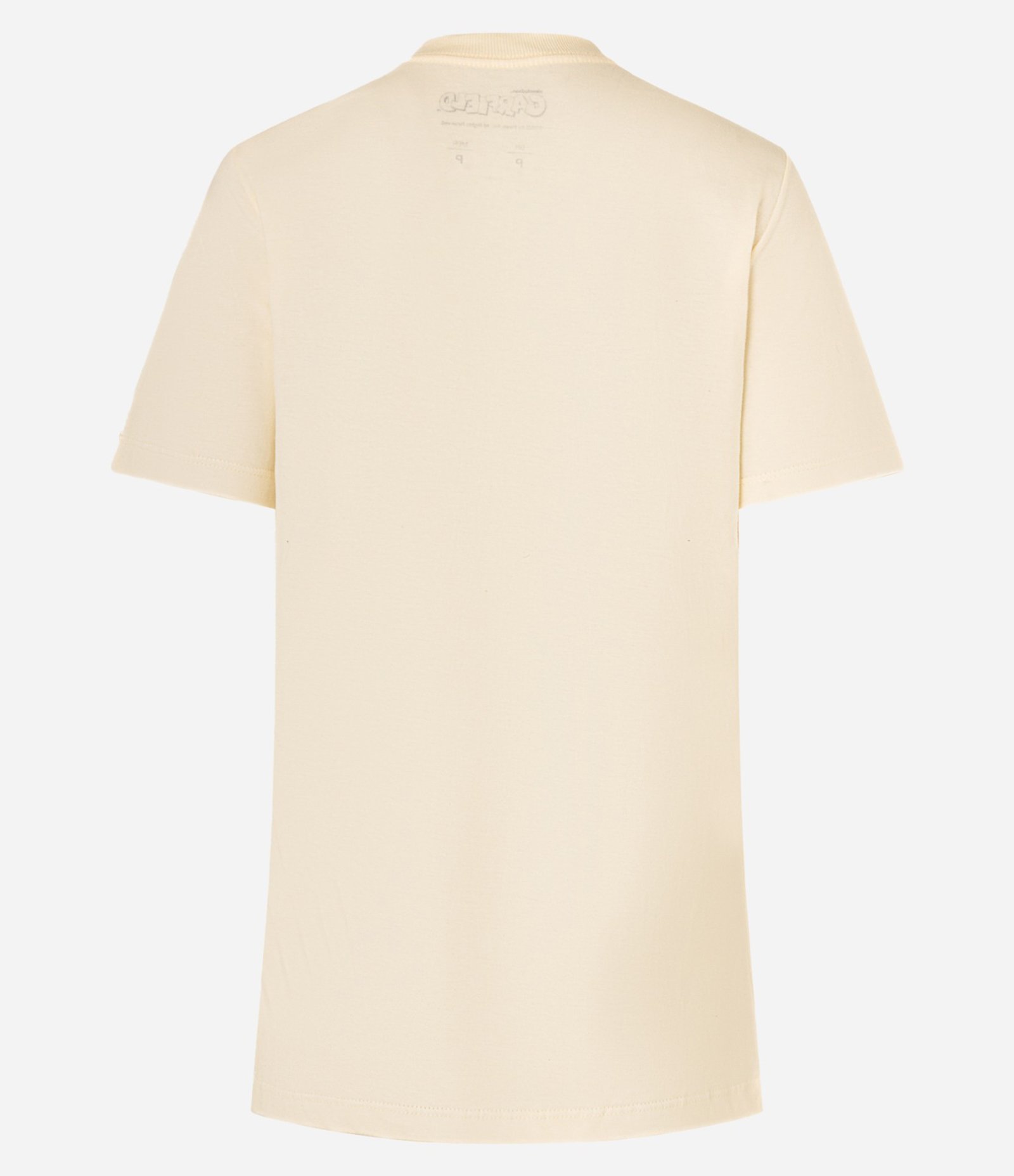 Blusa T-shirt em Algodão com Estampa Garfield Bege 5