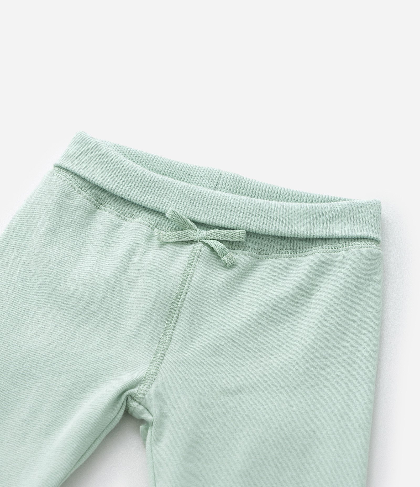 Calça Infantil com Cós Virado e Laço Aplicado - Tam RN a 18 Meses 6