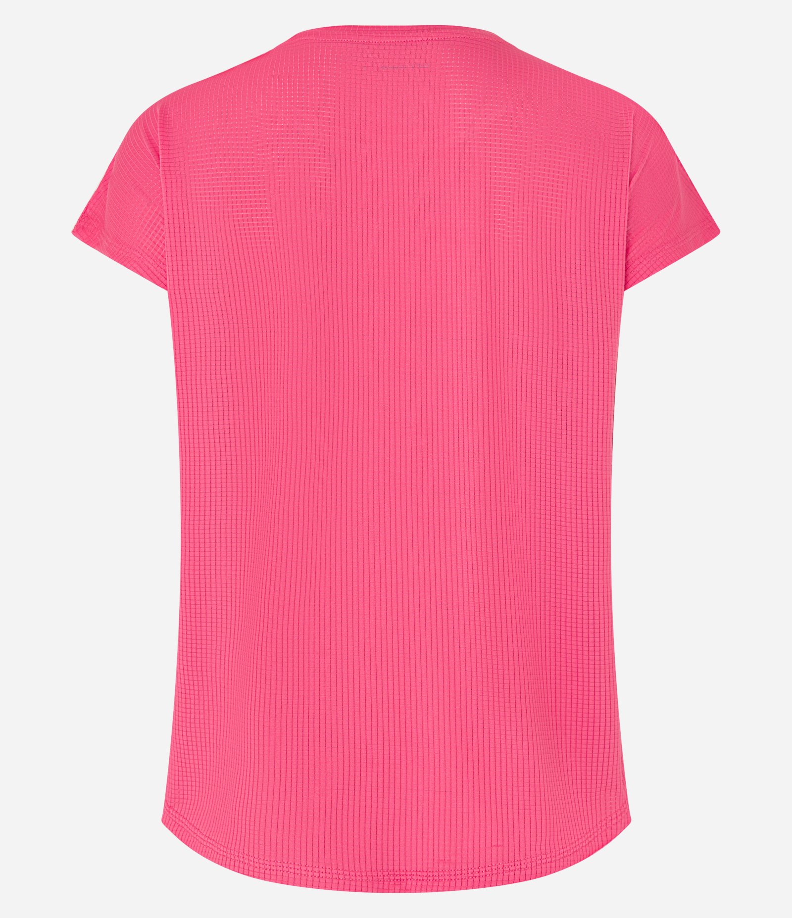Camiseta Esportiva em Microfibra com Decote Redondo Rosa 3