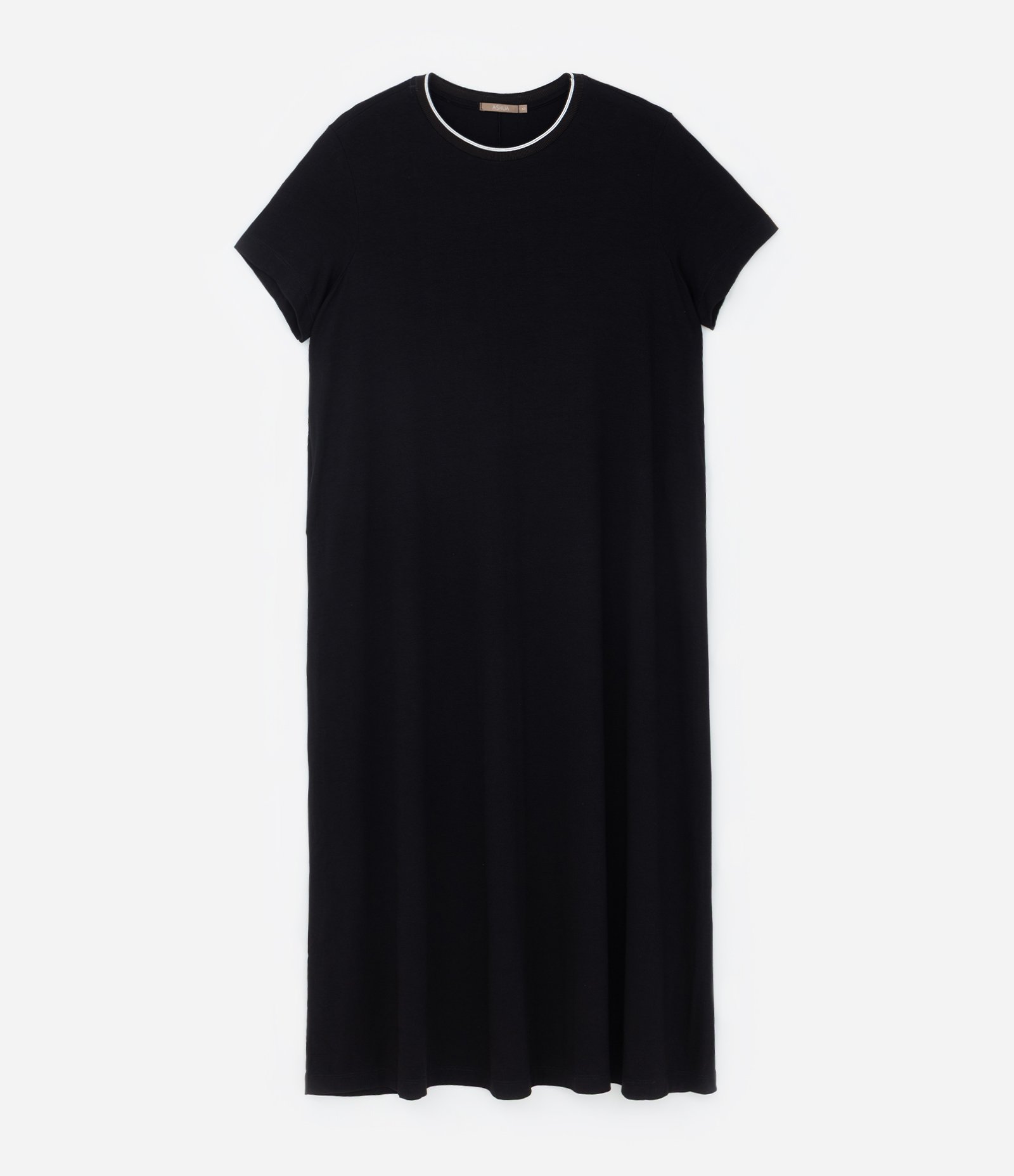 Vestido Alongado em Viscocrepe Curve & Plus Size Preto 5