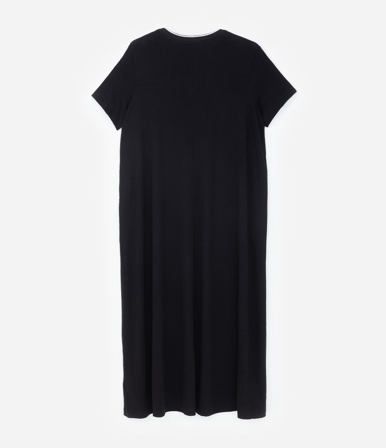 Vestido Alongado em Viscocrepe Curve & Plus Size Preto 6