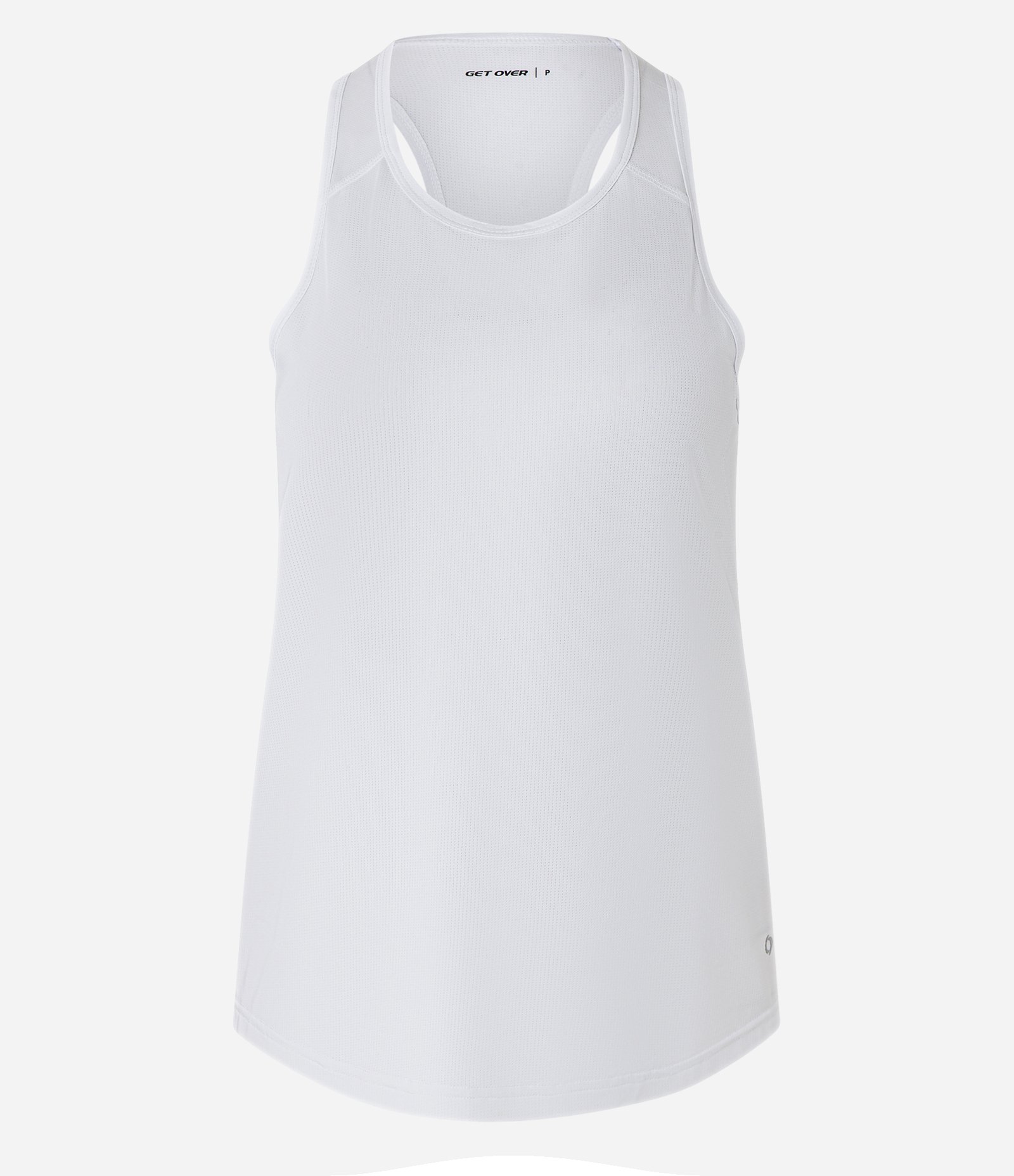 Regata Nadador Esportiva em Microfibra com Textura Branco 4