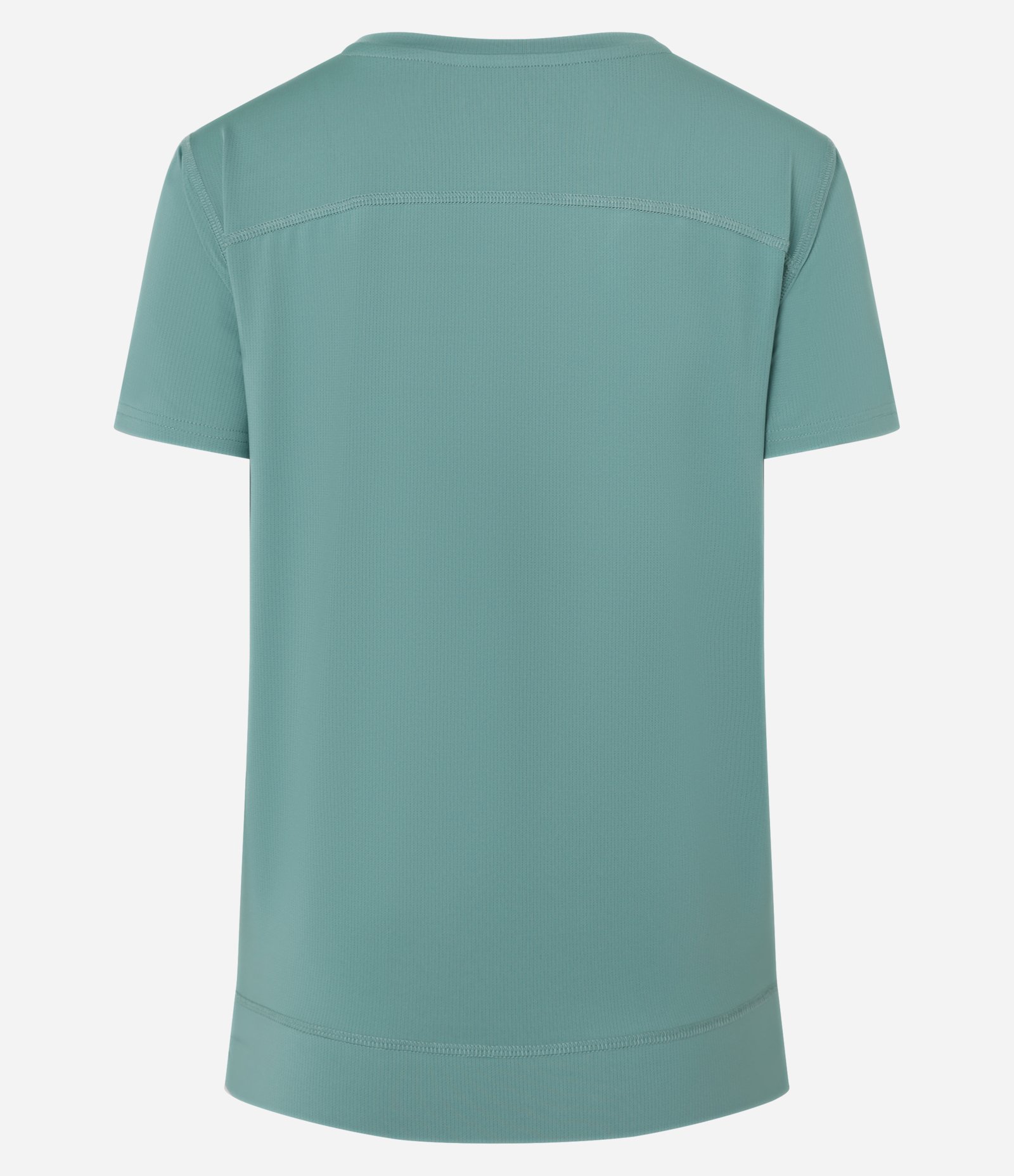 Camiseta Esportiva em Microfibra Furadinha com Barra Mullet Verde 6