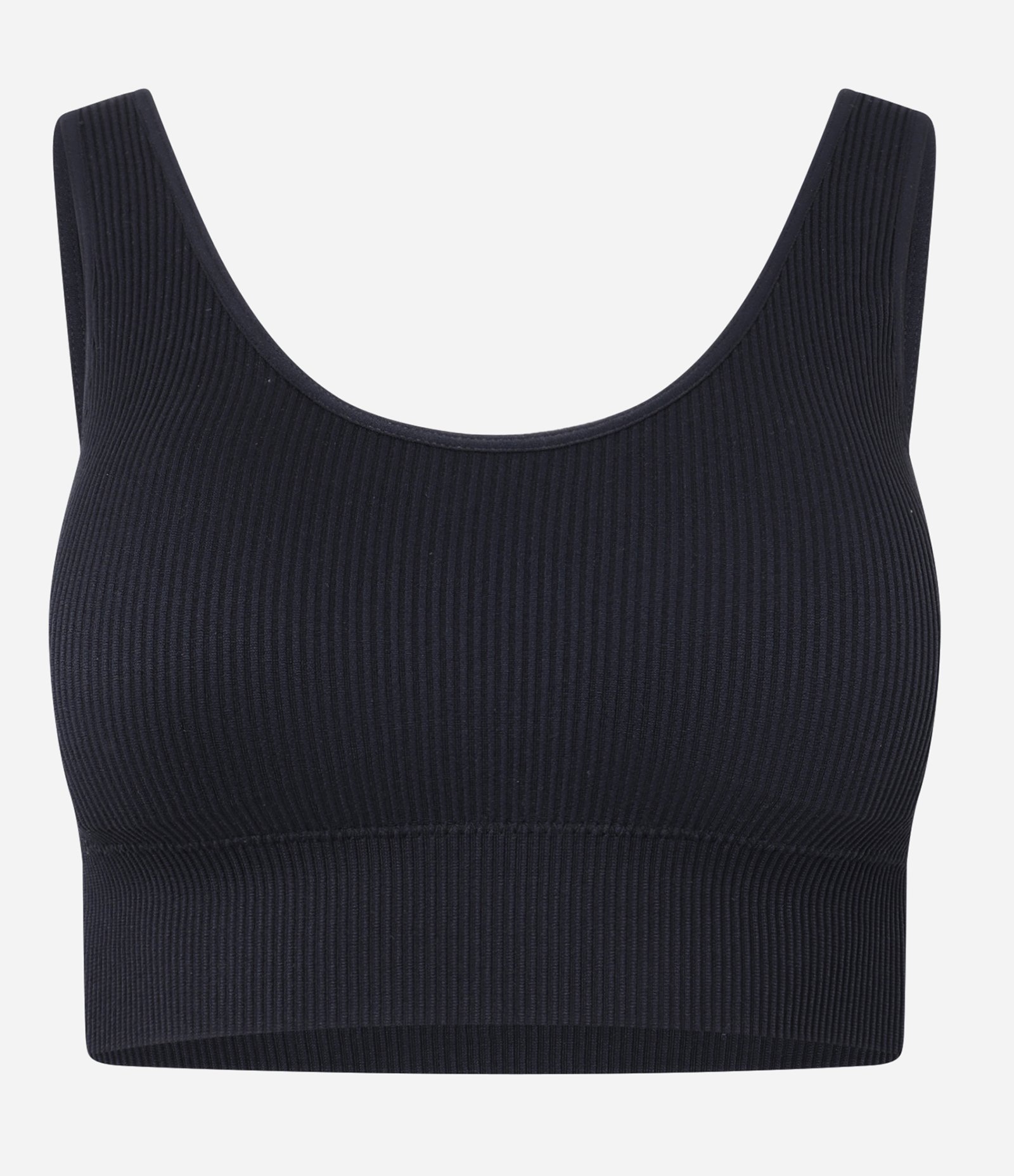 Top Bojo Esportivo Seamless com Alças Largas Preto 4