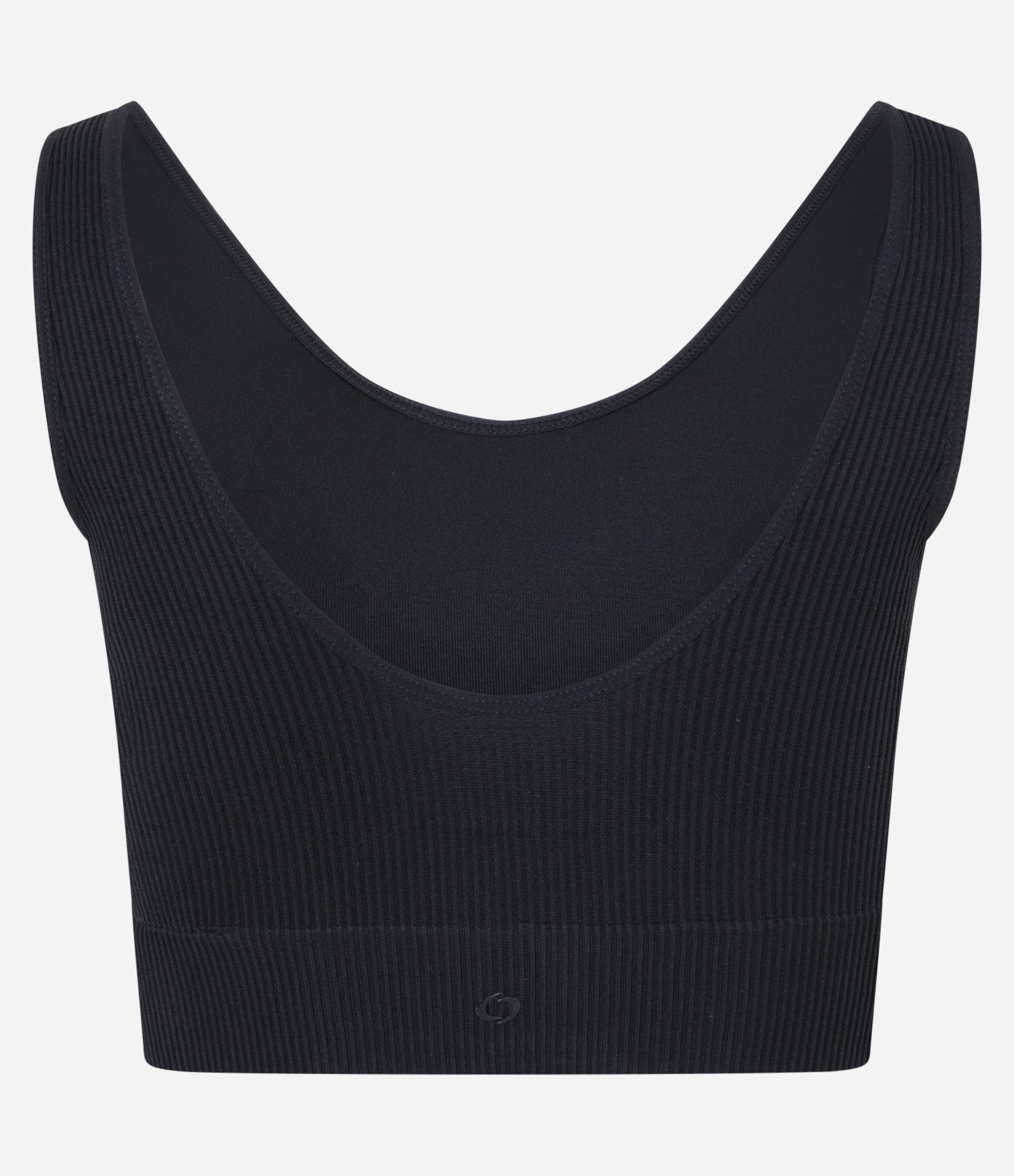 Top Bojo Esportivo Seamless com Alças Largas Preto 6