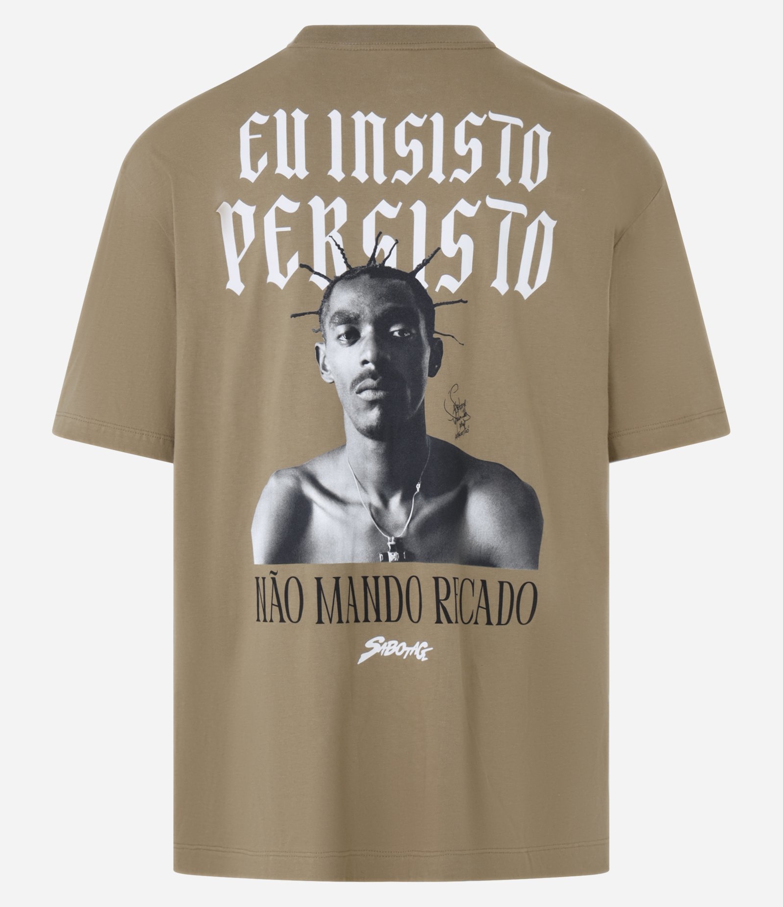 Camiseta Relaxed Sabotage em Algodão Marrom 6