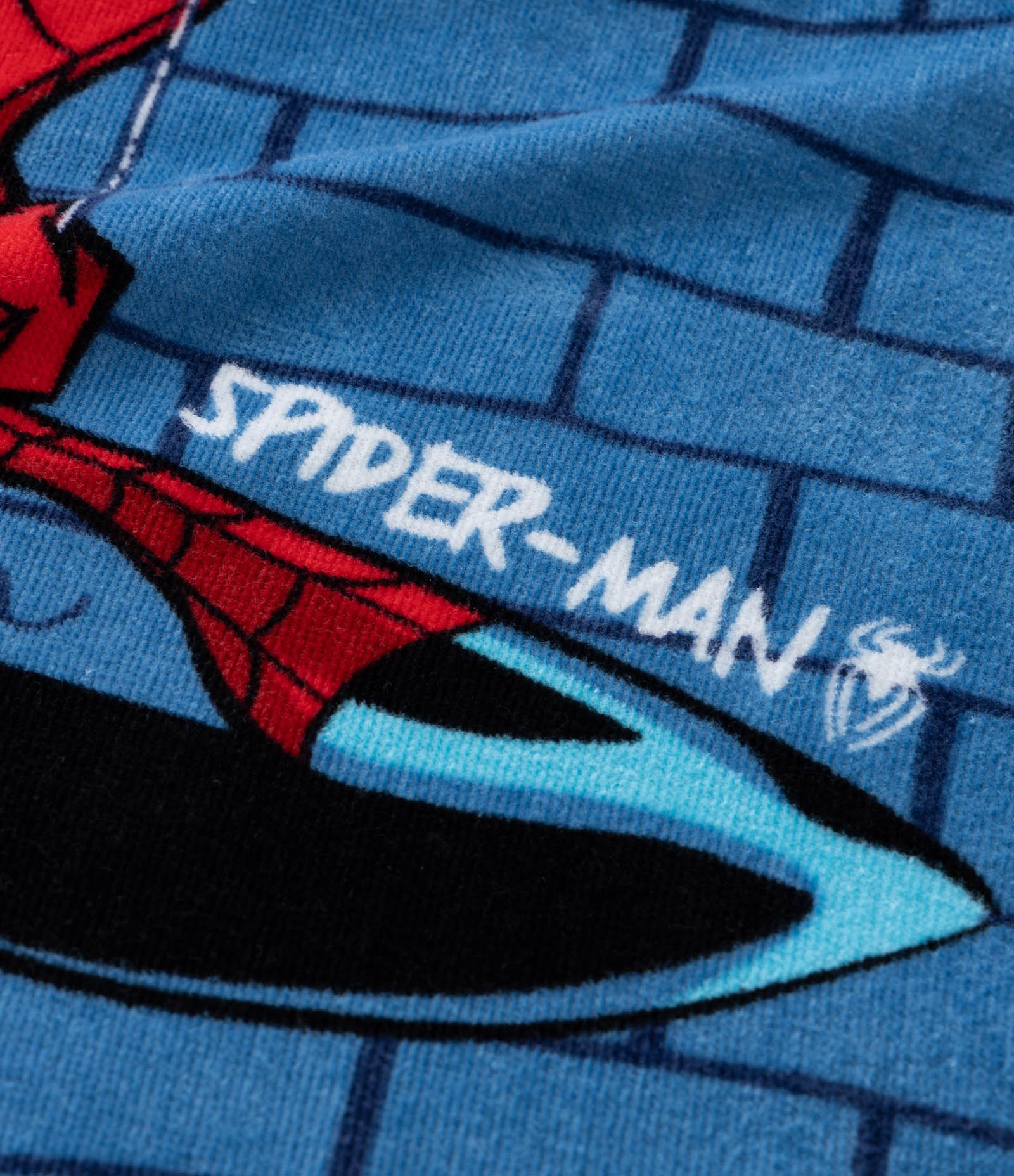 Poncho Infantil Atoalhado com Estampa Homem Aranha - Tam Único Azul 5